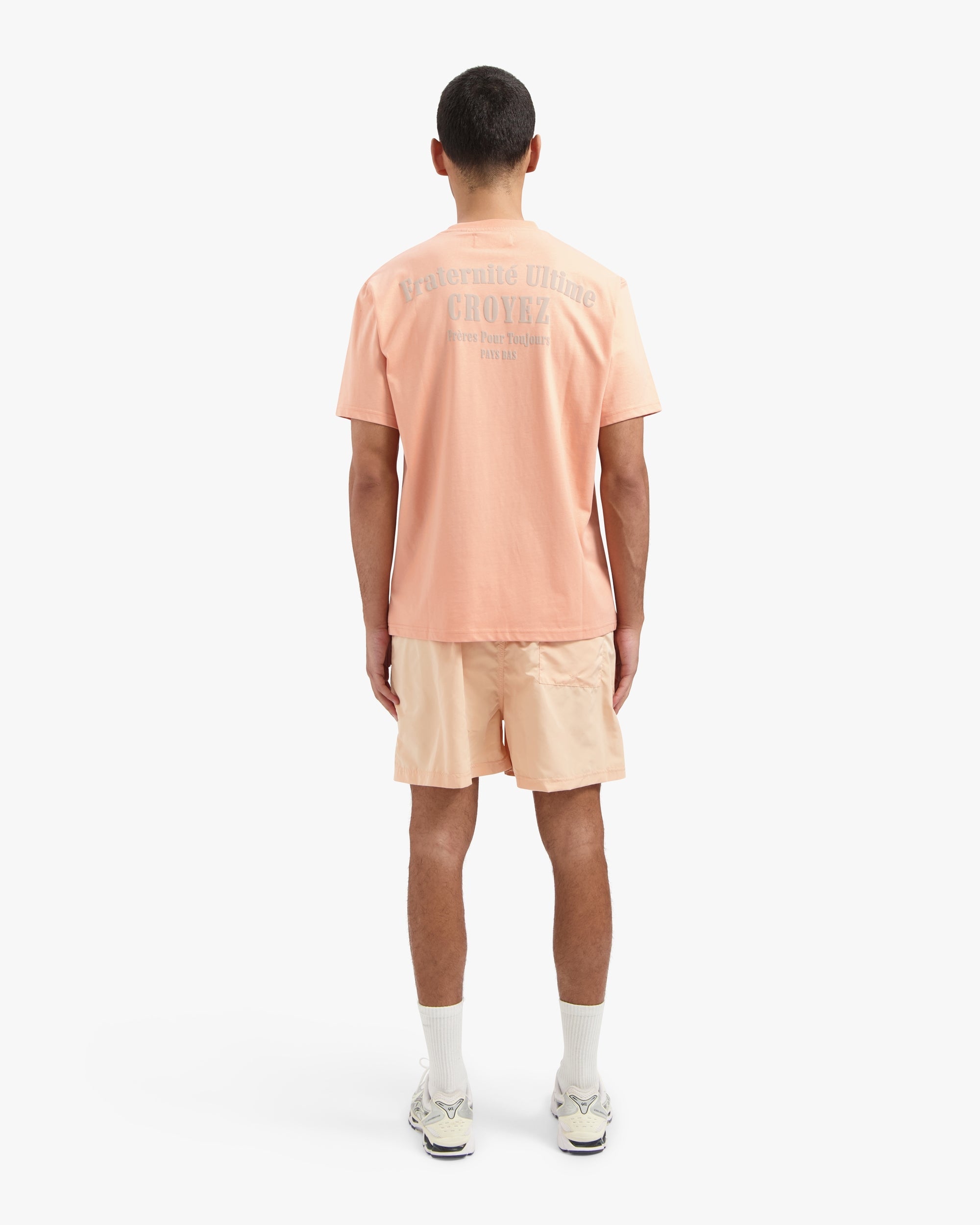 Croyez Fraternite Swim Short- Peach