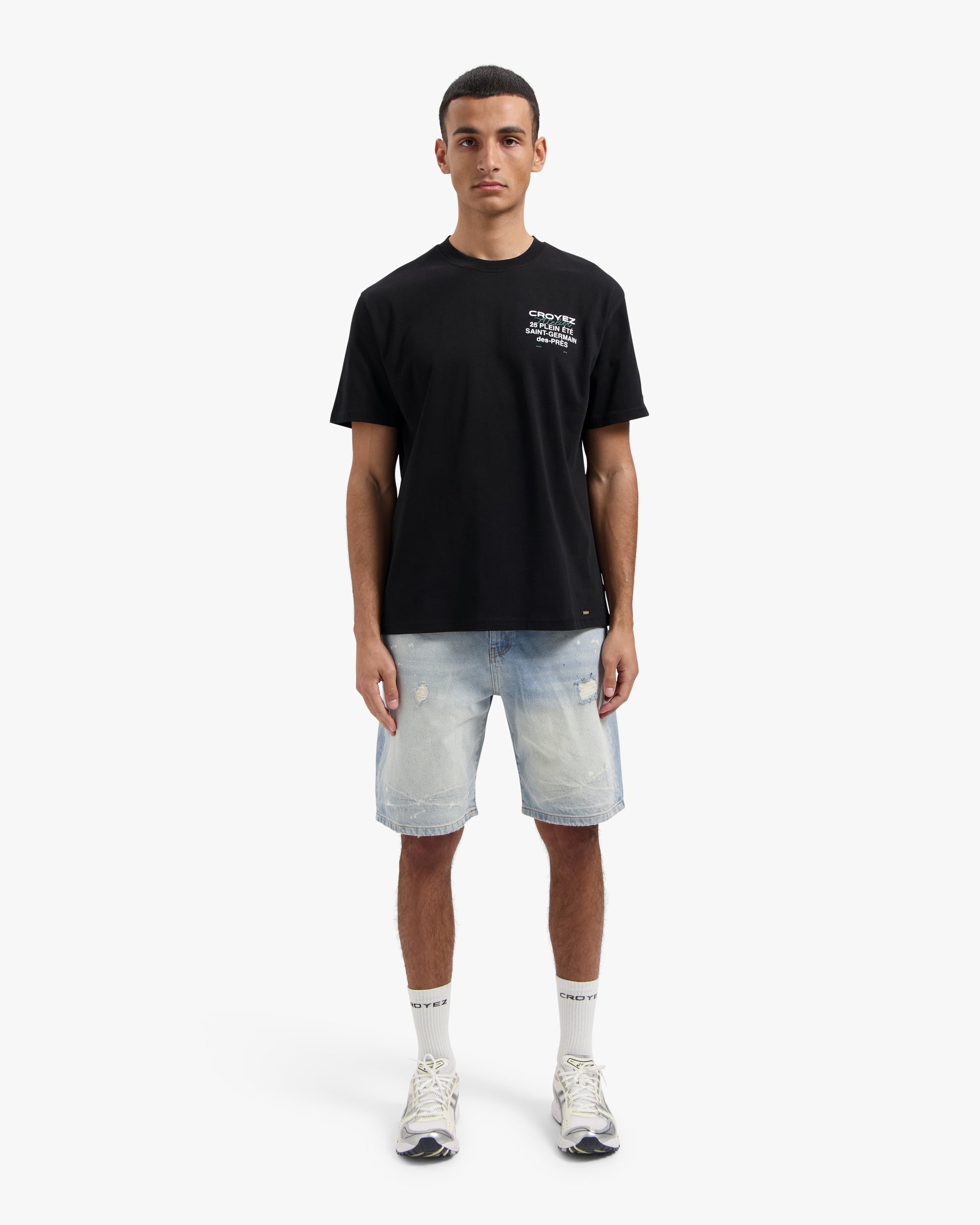 Croyez CD2 Washed Denim Short- Light Blue