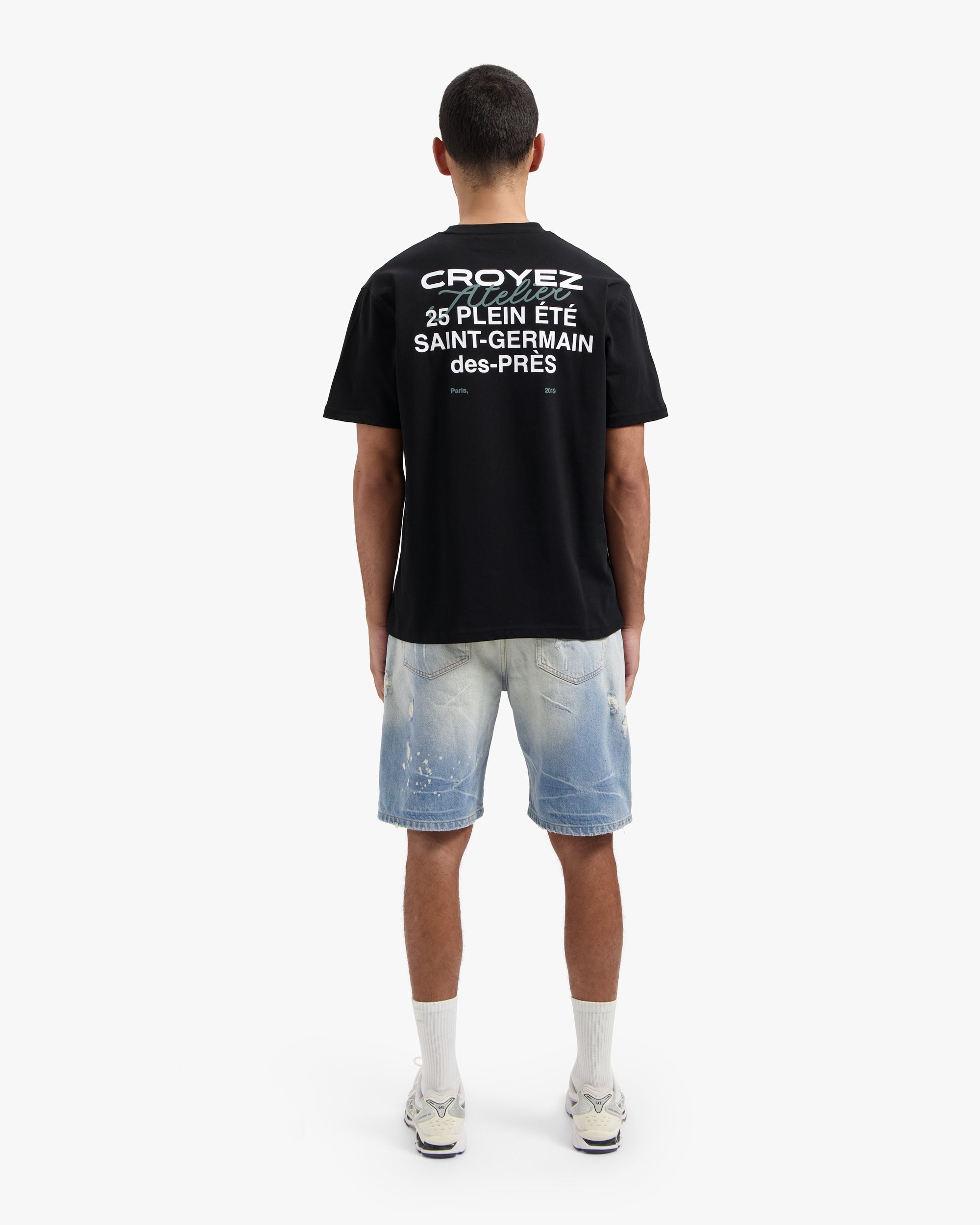 Croyez CD2 Washed Denim Shorts- Sand Washed