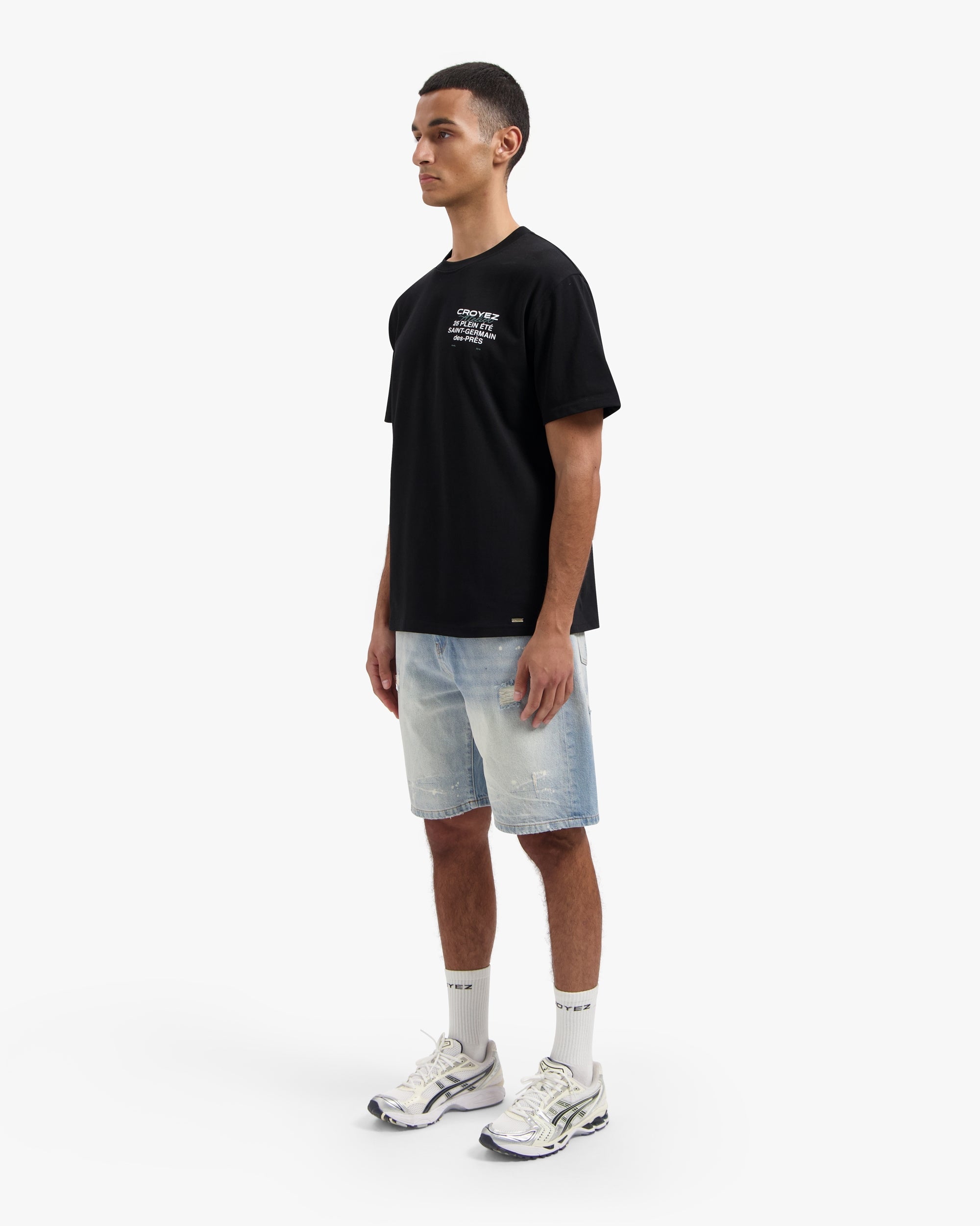 Croyez CD2 Washed Denim Short- Light Blue