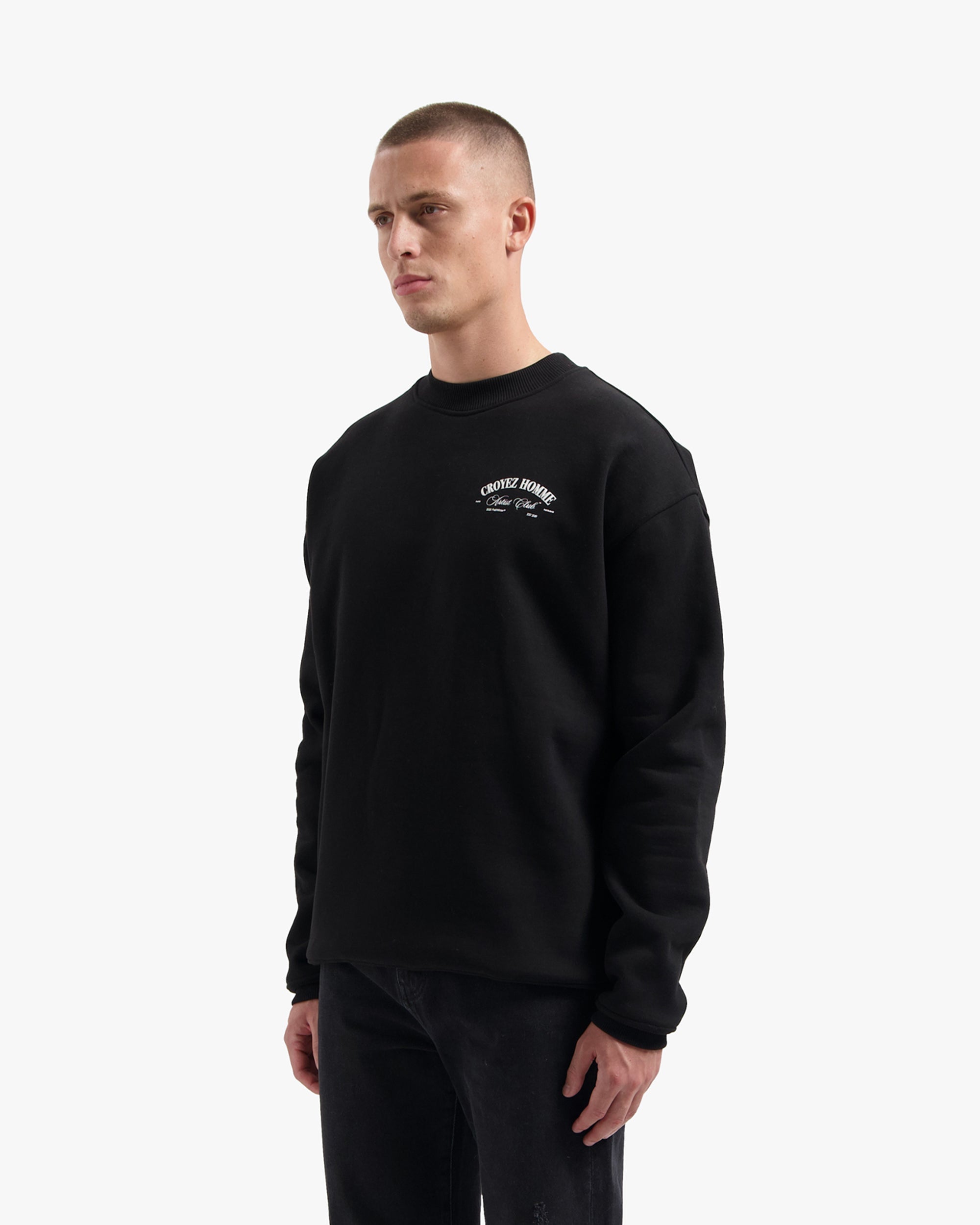 Croyez Artist Club Sweater- Black