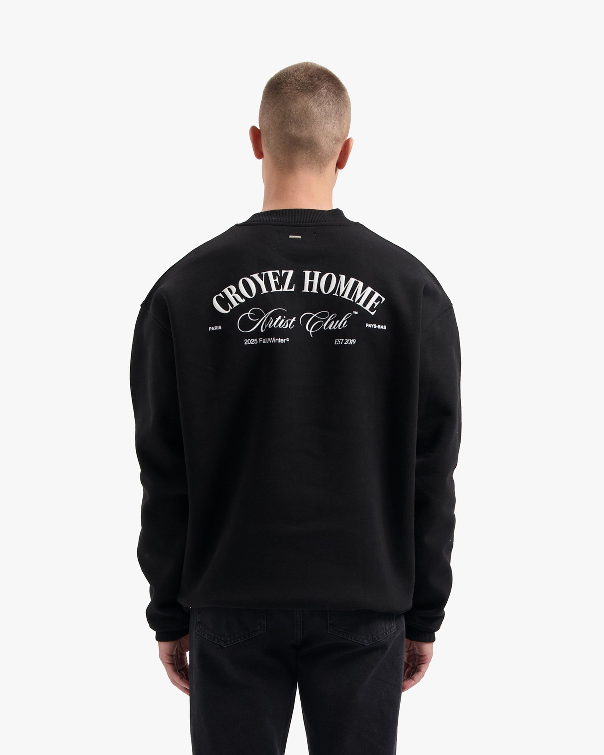 Croyez Artist Club Sweater- Black
