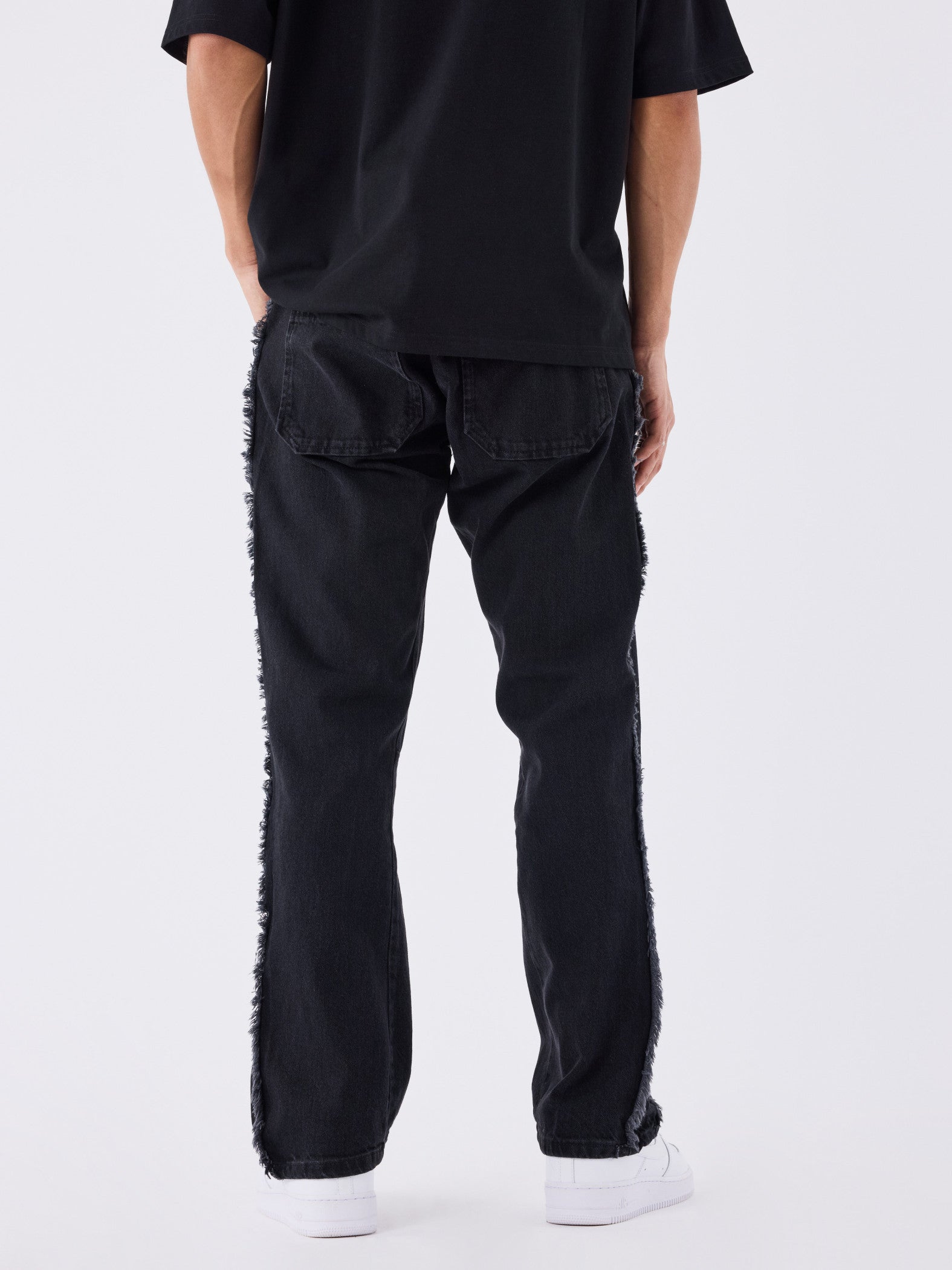 Project X Paris Flared Jeans- Black