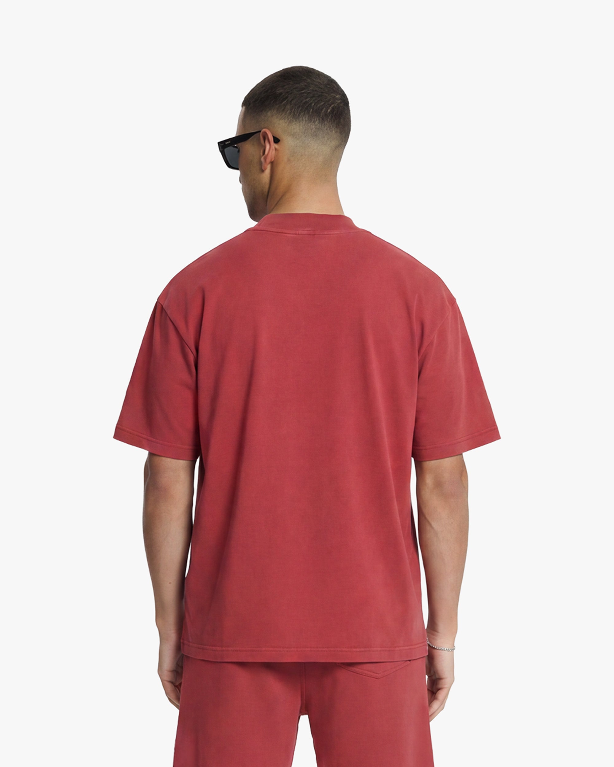 Croyez Garment Dye T-Shirt- Red