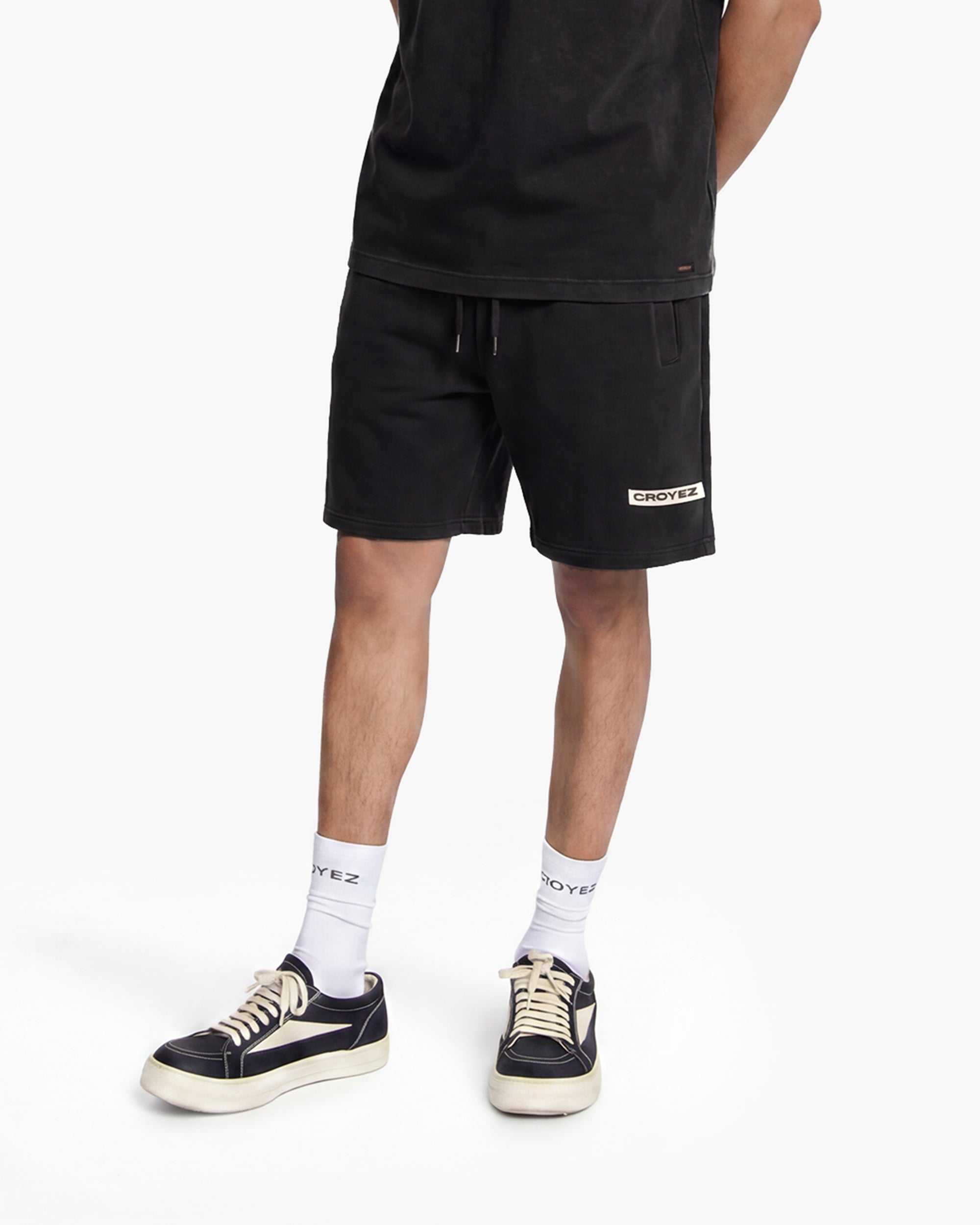 Croyez Garment Dye Short- Vintage Black