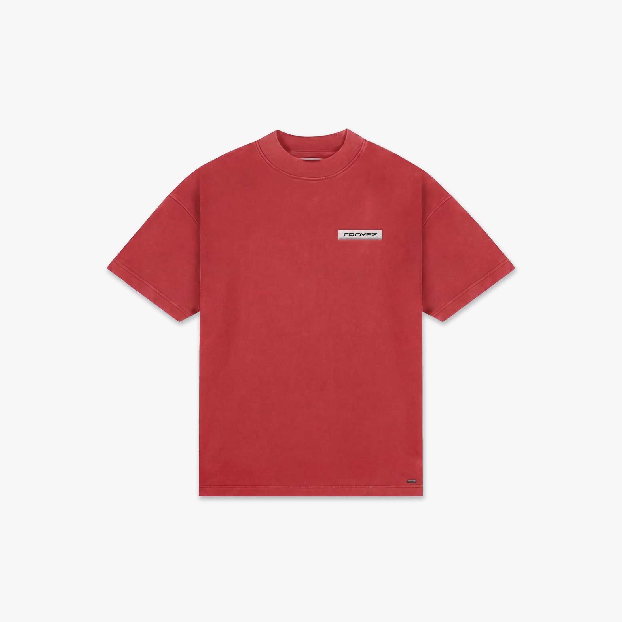 Croyez Garment Dye T-Shirt- Red