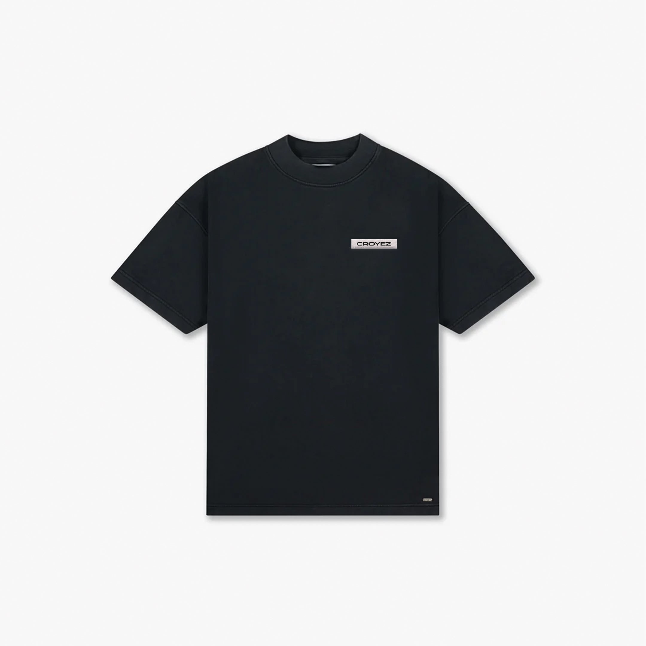 Croyez Garment Dye T-Shirt- Vintage Black