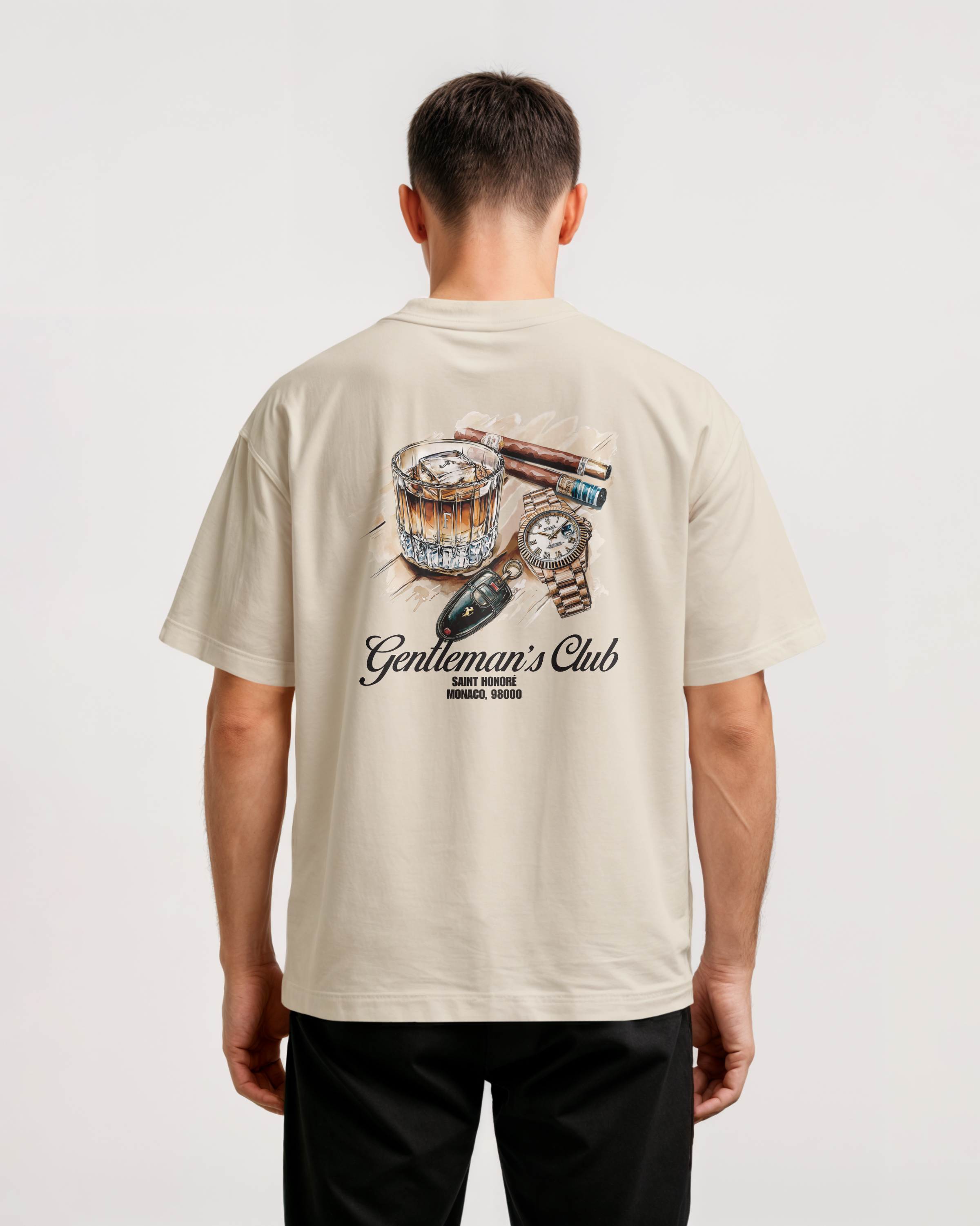 Fade Or Forever Gentlemen T-shirt- Beige