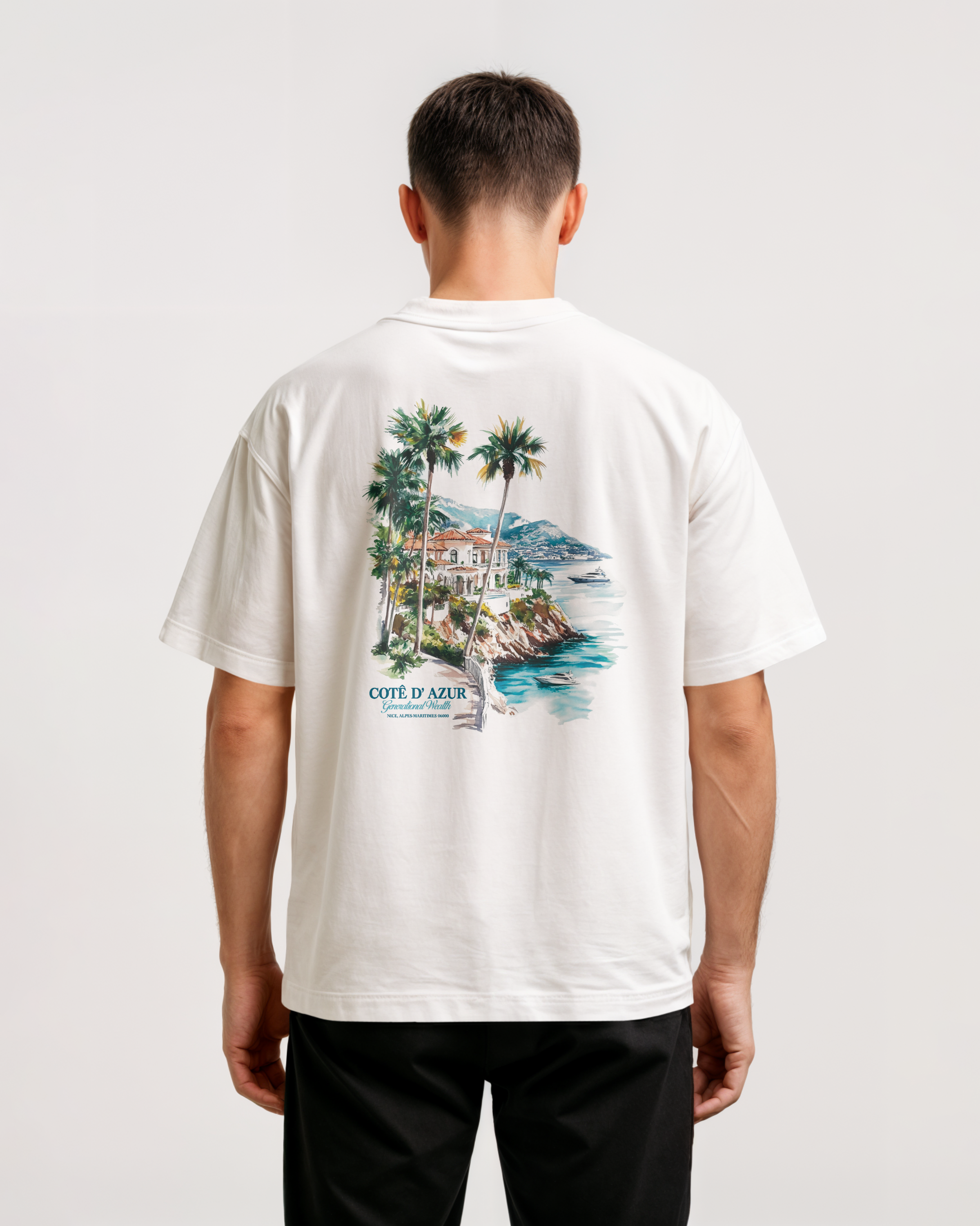 Fade Or Forever Azur T-shirt- White