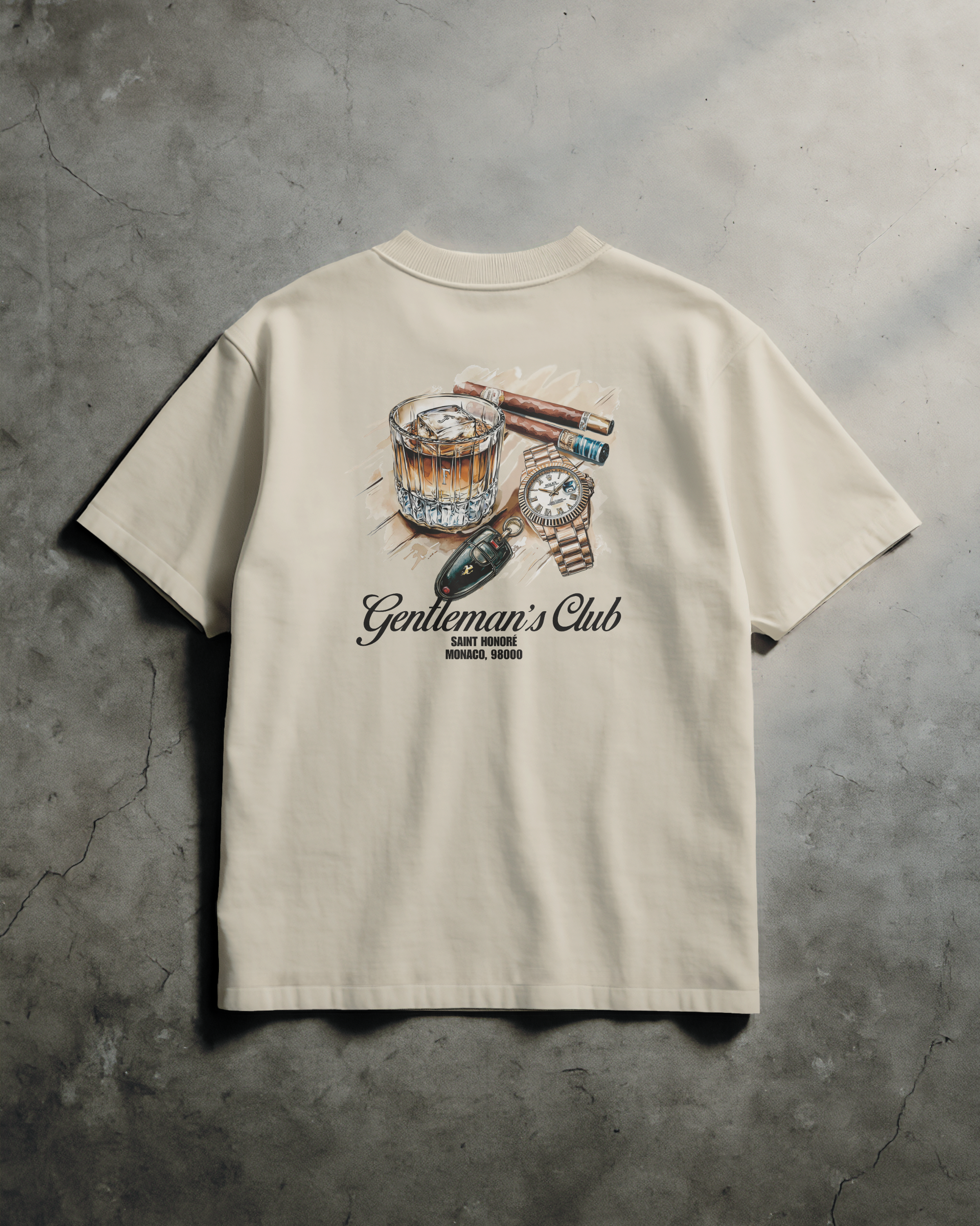 Fade Or Forever Gentlemen T-shirt- Beige