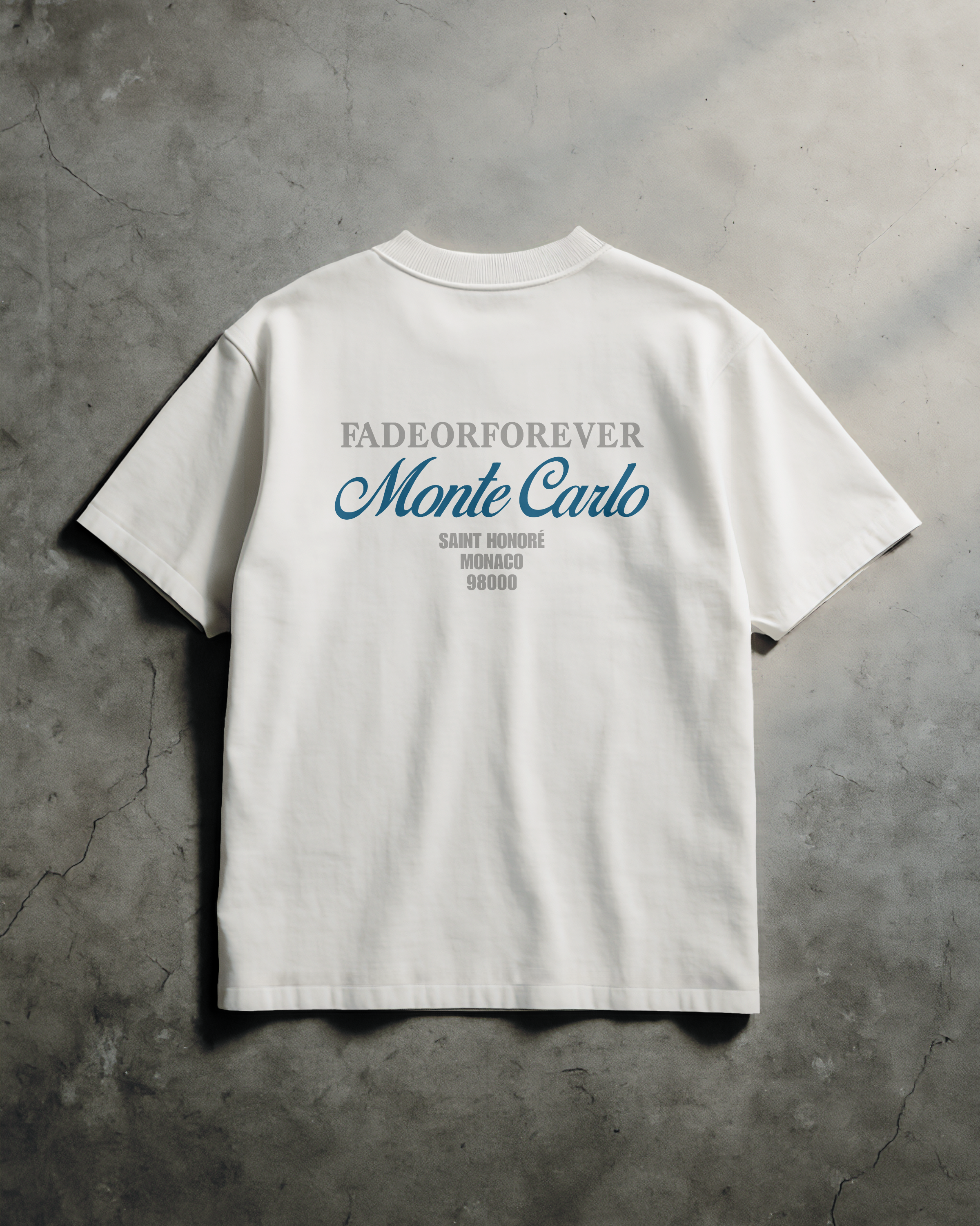 Fade Or Forever Monaco T-shirt- White