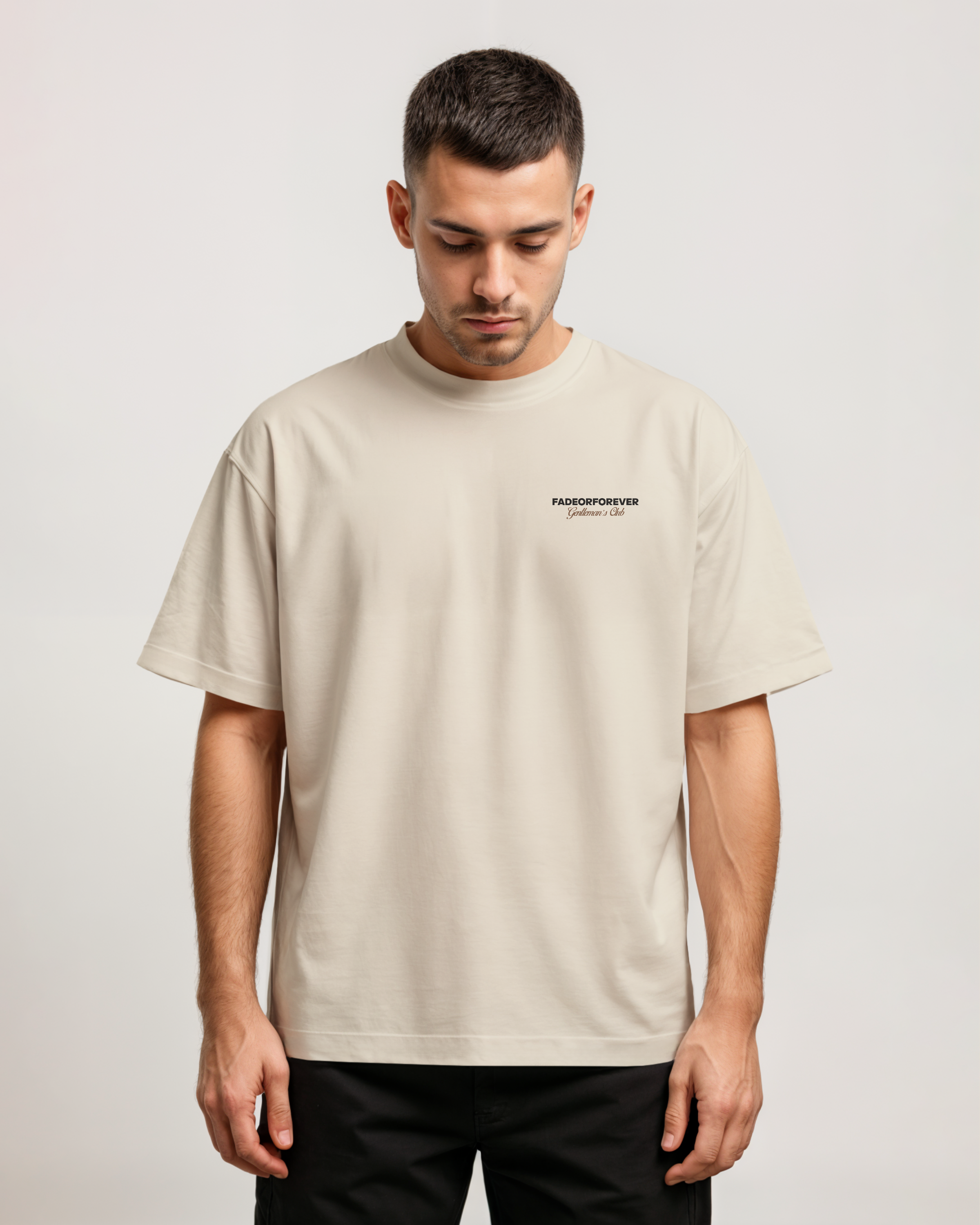 Fade Or Forever Gentlemen T-shirt- Beige