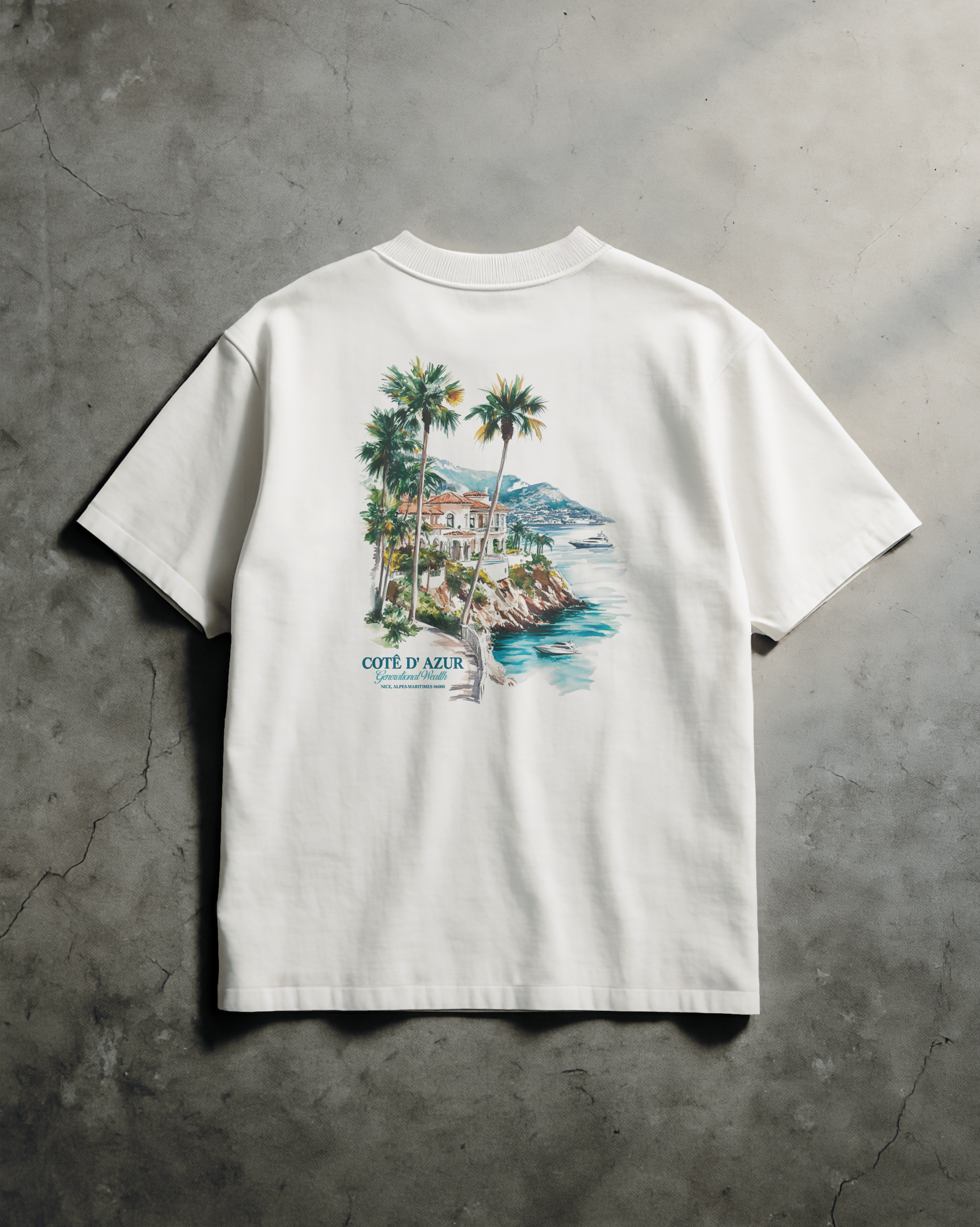 Fade Or Forever Azur T-shirt- White