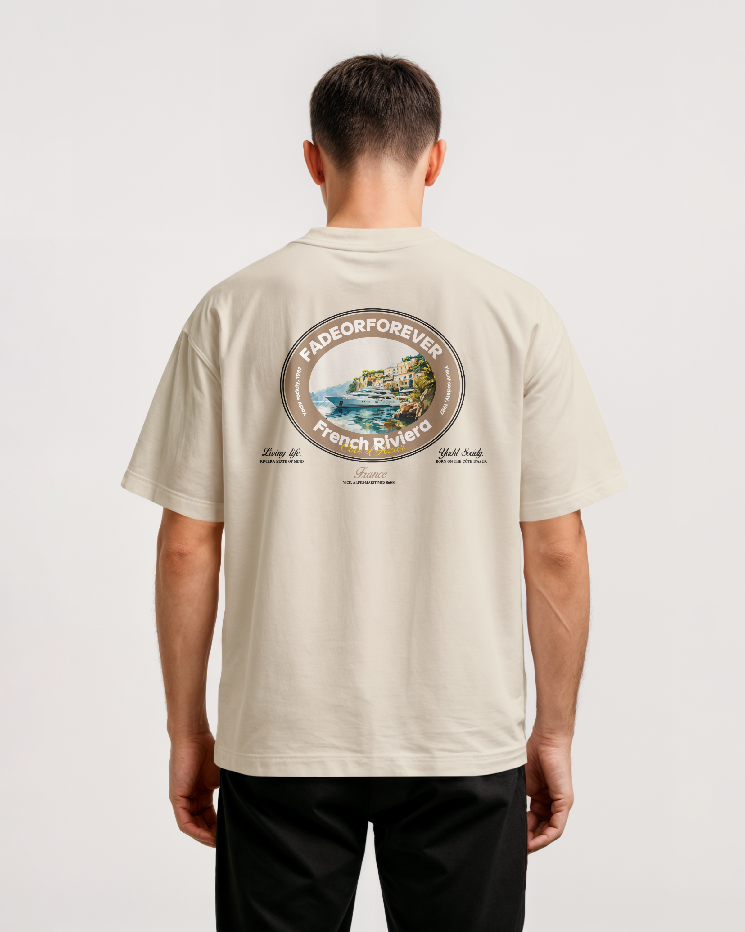 Fade Or Forever Riviera T-shirt- Beige