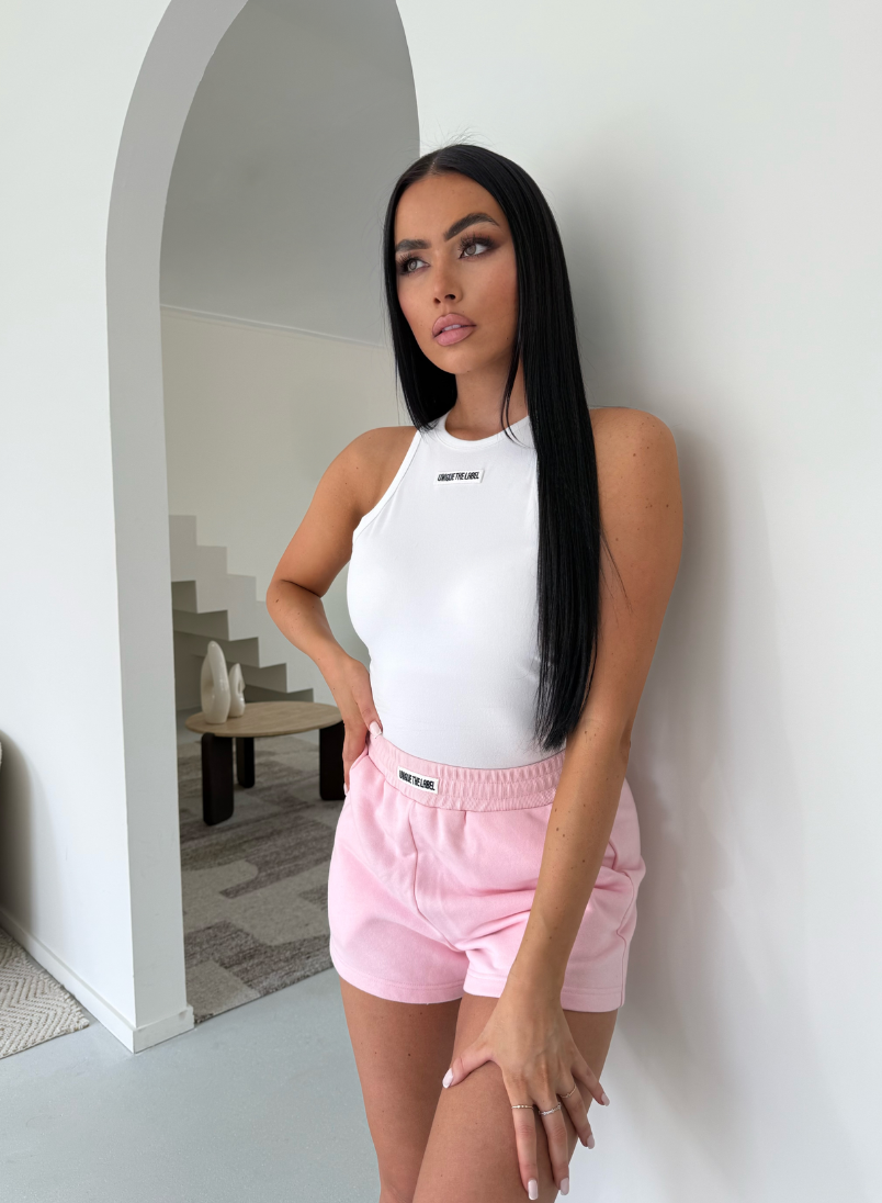 Unique The Label Molly Short- Powder Pink