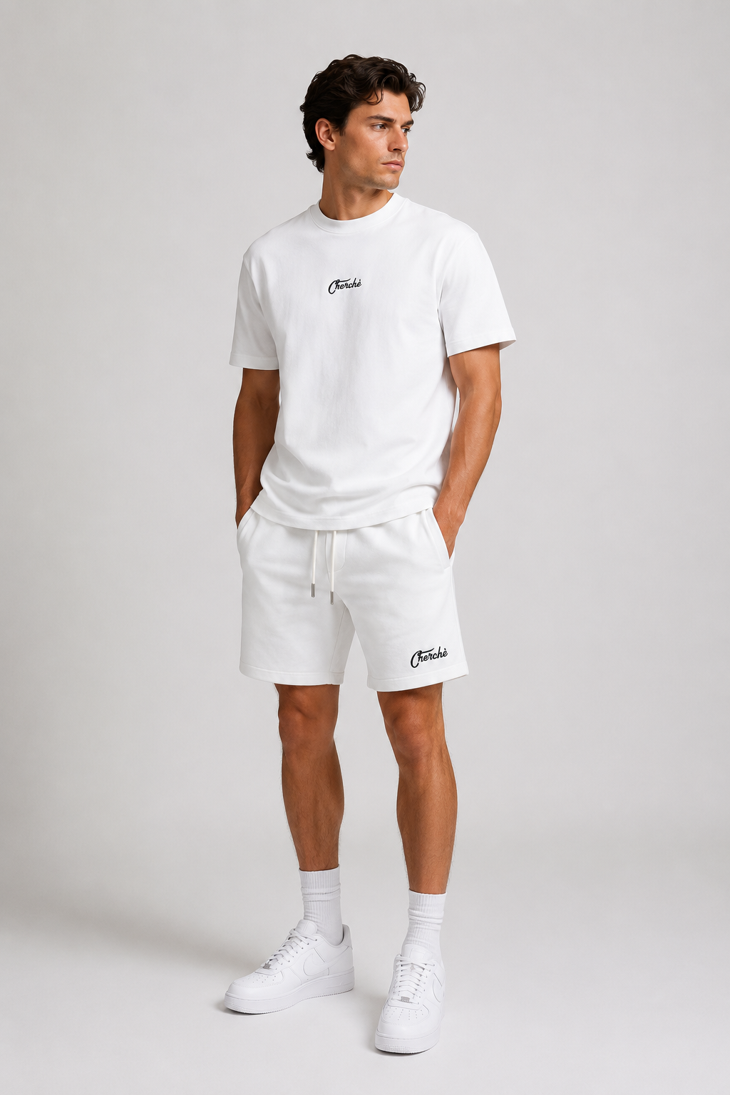 Cherché Oversized Set- White