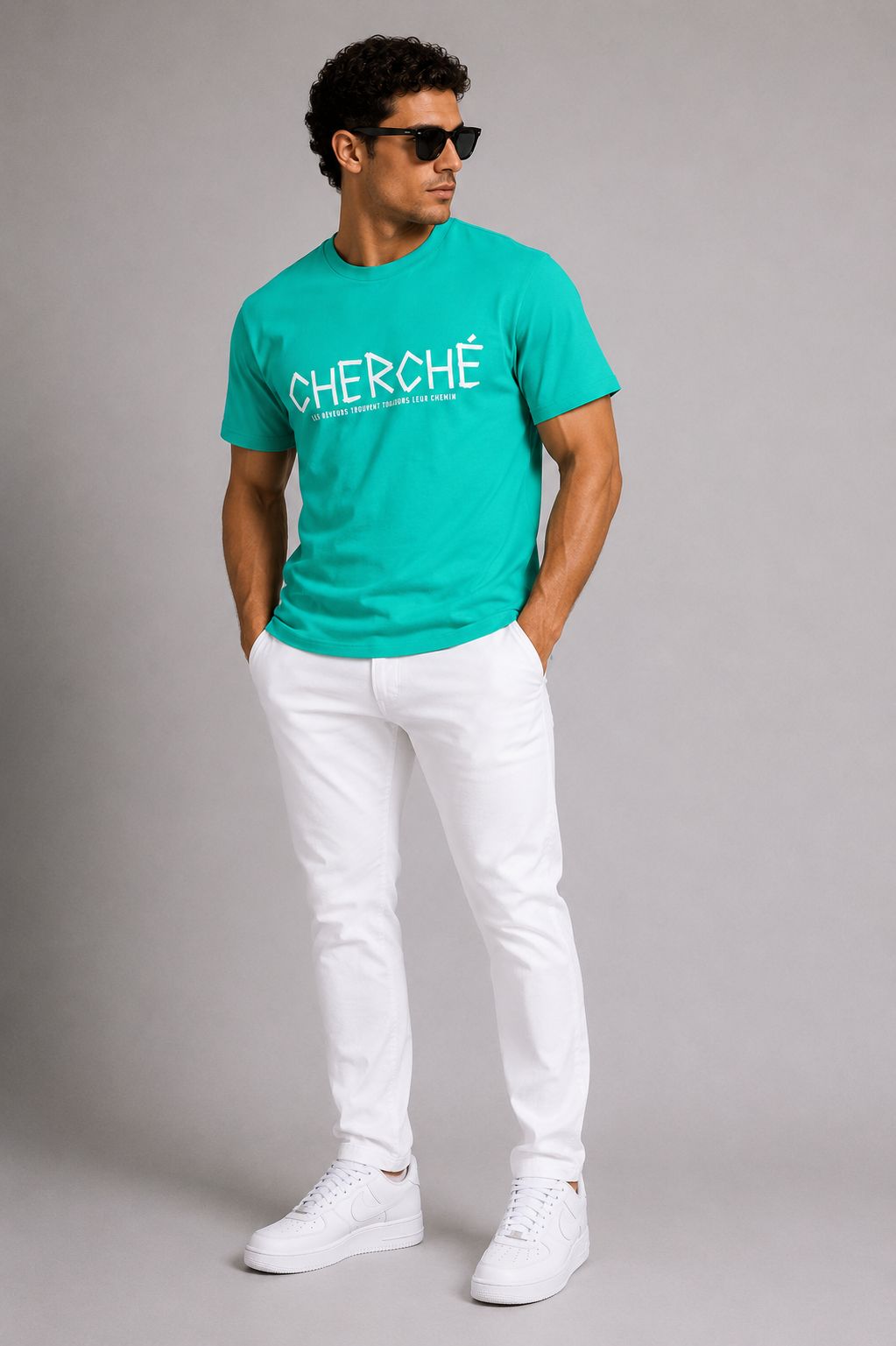 Cherché Oversized Tee- Green