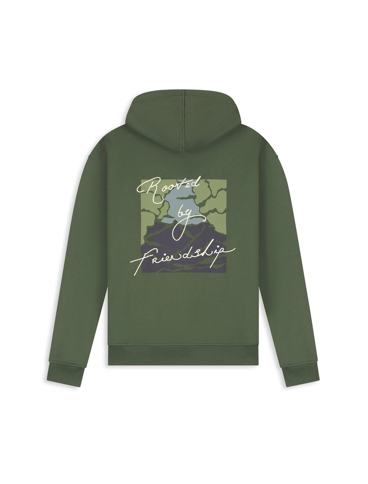 Pure Path Forest Rooted Hoodie- Dark Army