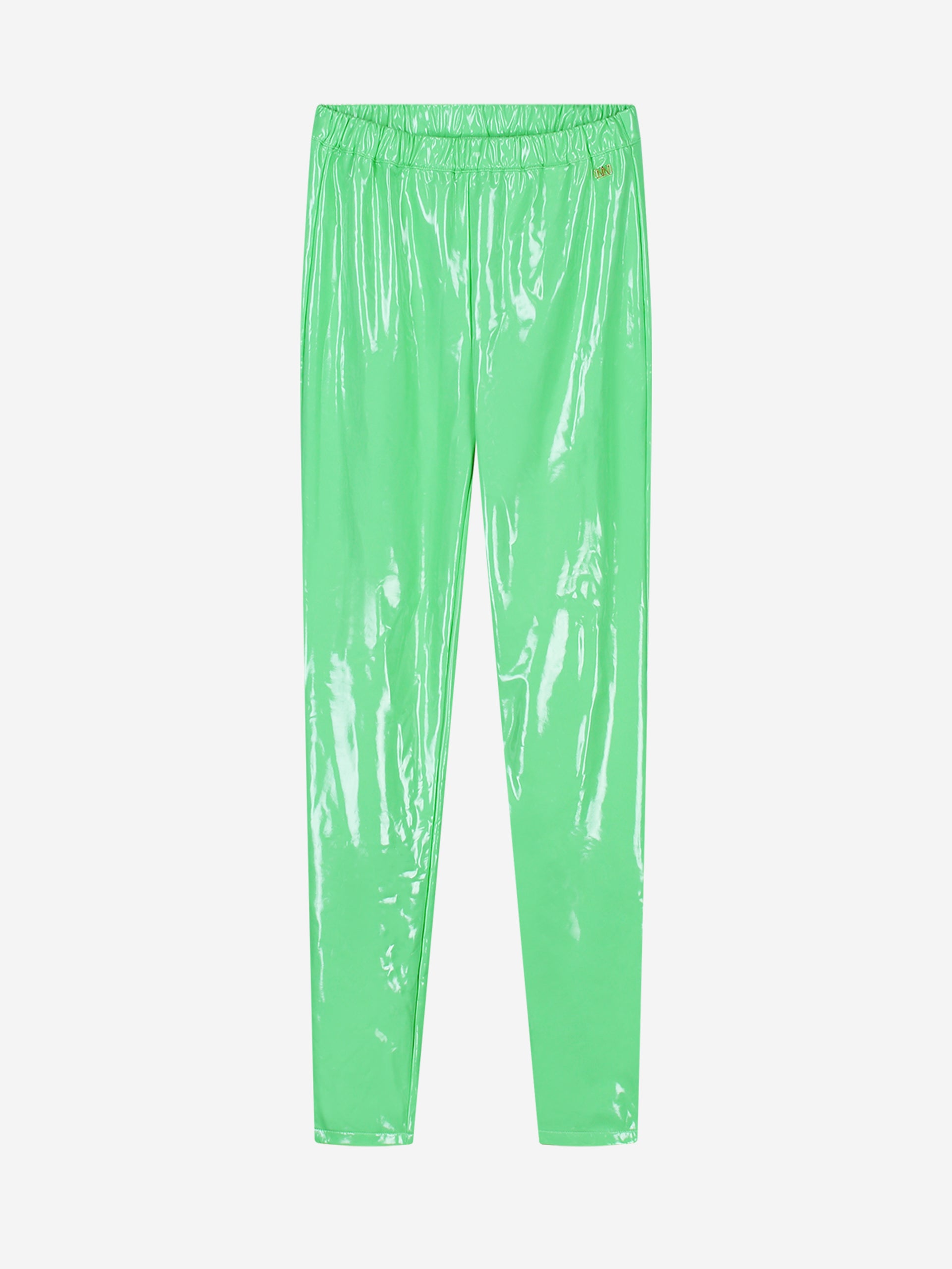 Nik&Nik Winie Patent Legging Bright Sage Groen