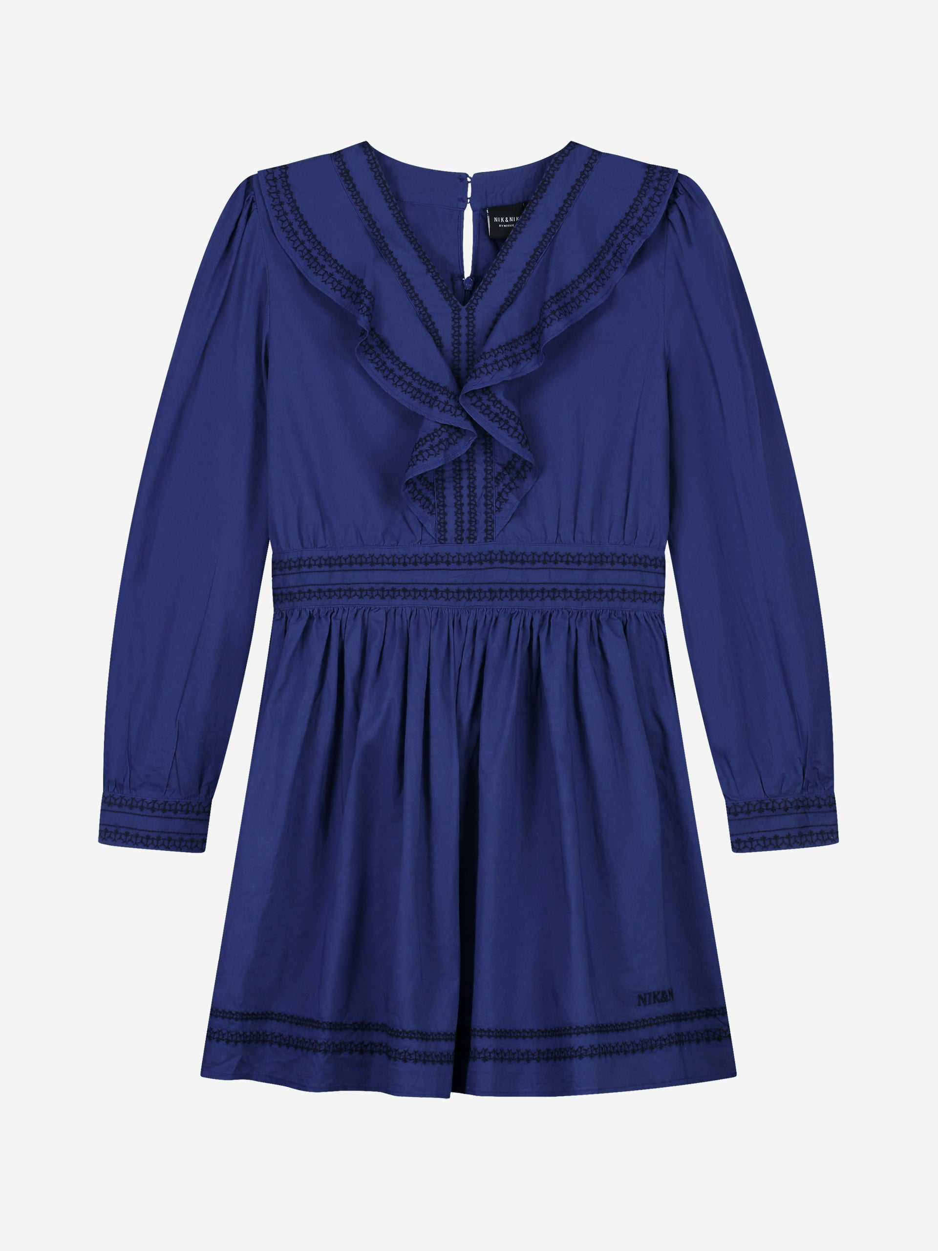 Nik&Nik Rihanna Dress Blauw Lagoon