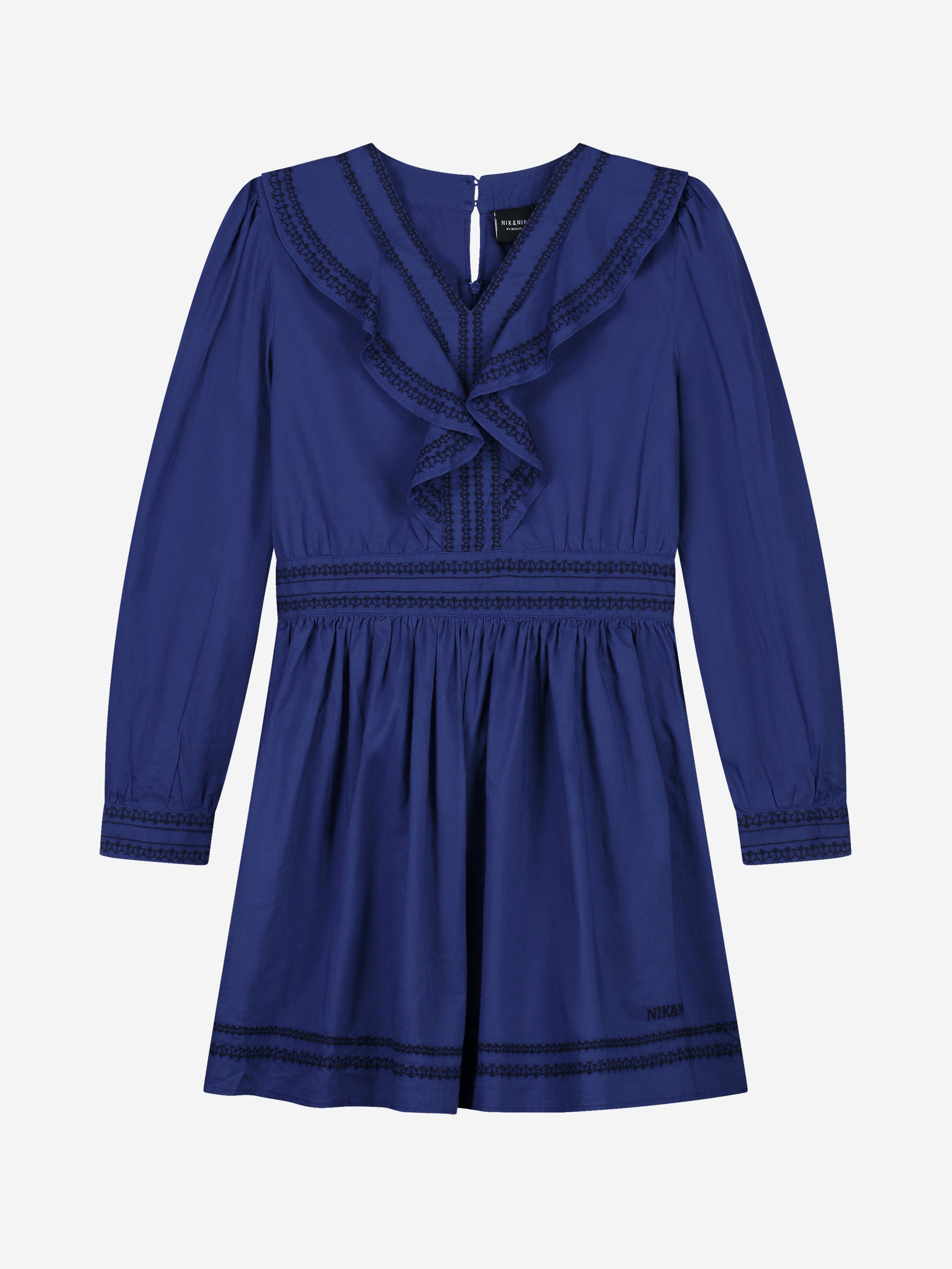 Nik&Nik Rihanna Dress Blauw Lagoon