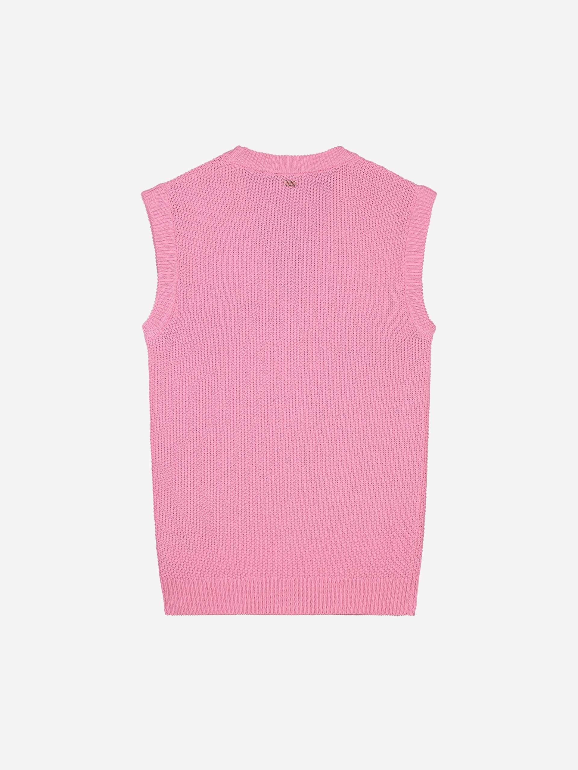 Nik&Nik Gloria Sleeveless Cardigan Sweet Roze