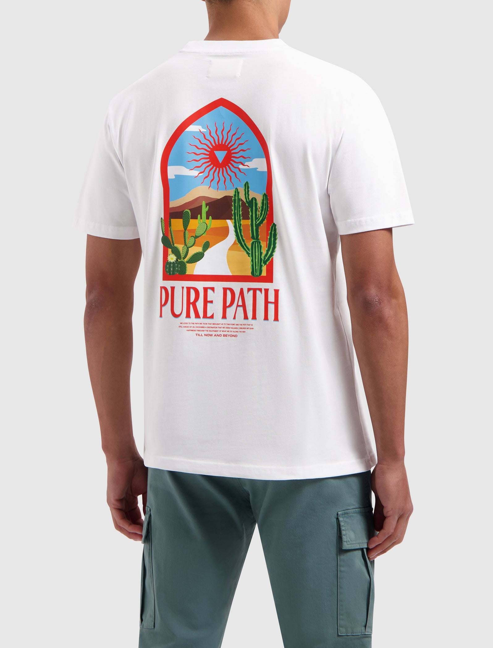 Pure Path Desert Journey T-shirt Wit