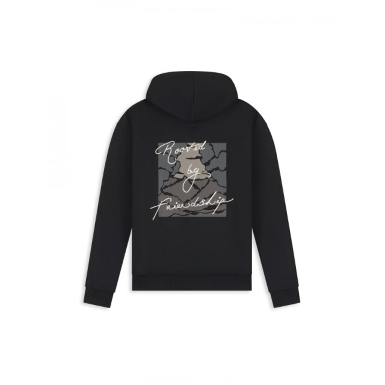 Pure Path Forest Rooted Hoodie- Black