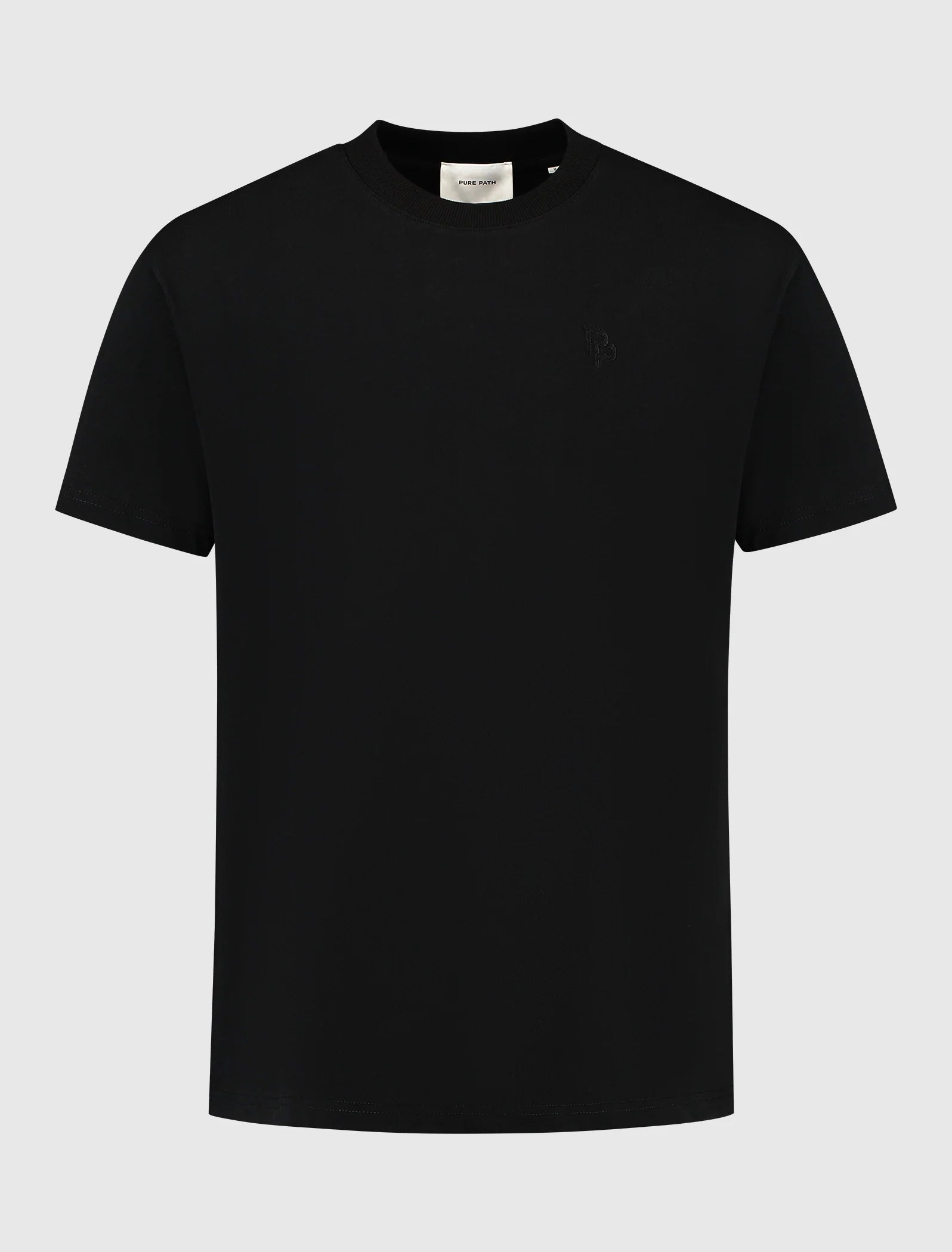 Pure Path Essential Initials T-shirt Black