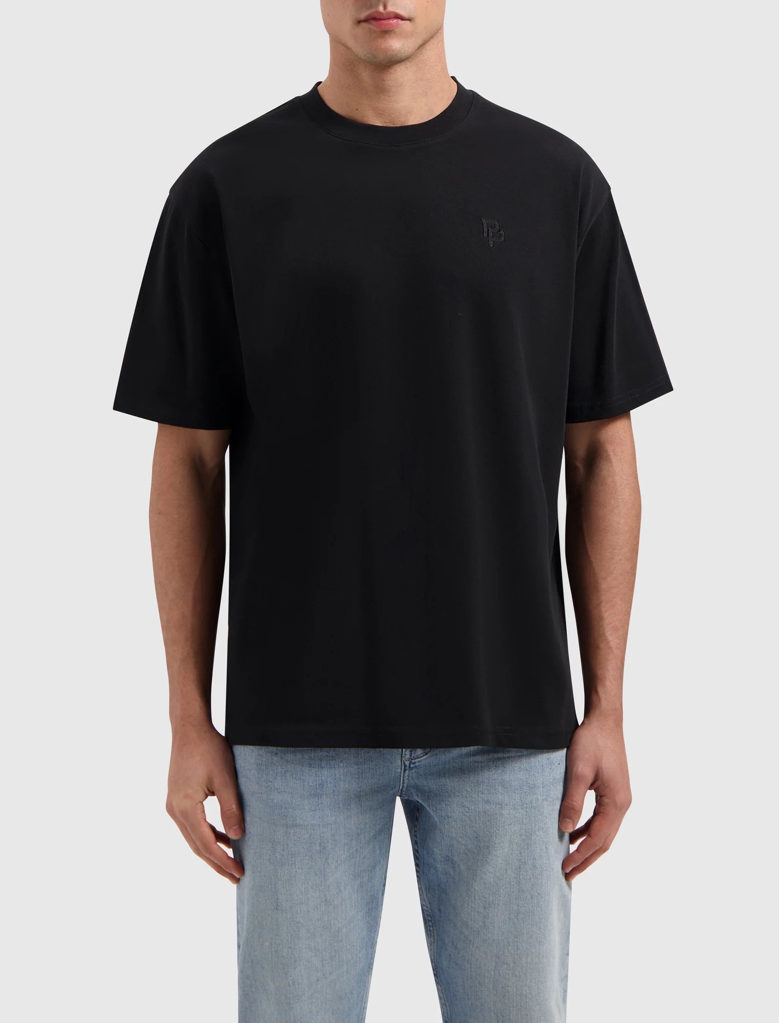 Pure Path Essential Initials T-shirt Black