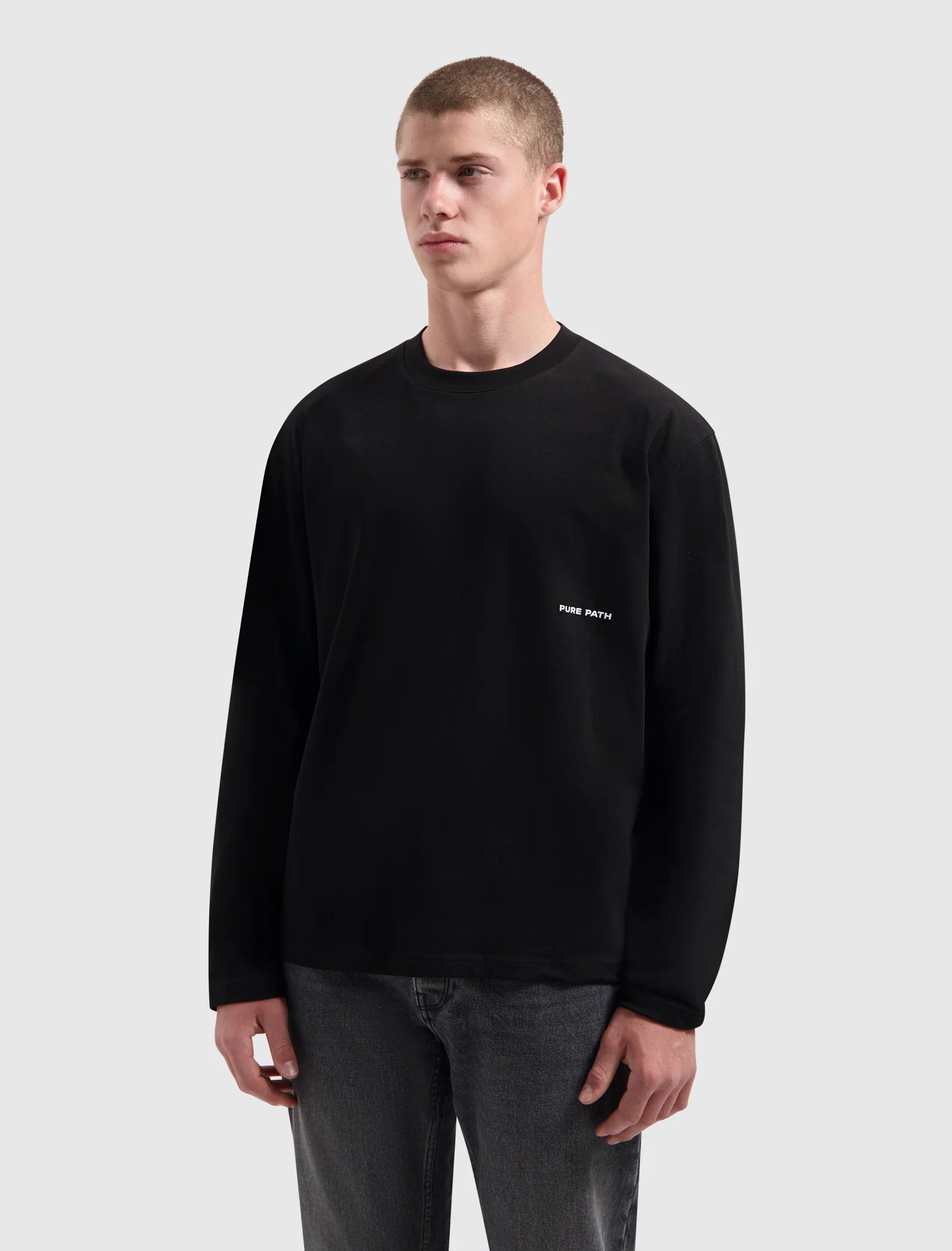 Pure Path New Dropping Long Sleeve- Black