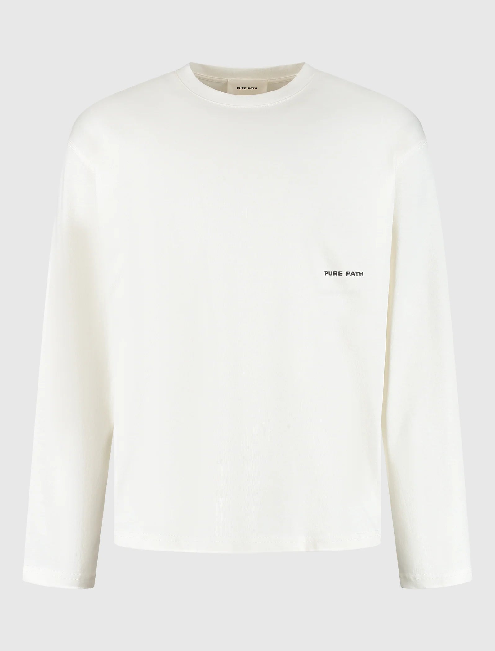 Pure Path New Dropping Long Sleeve- Off White
