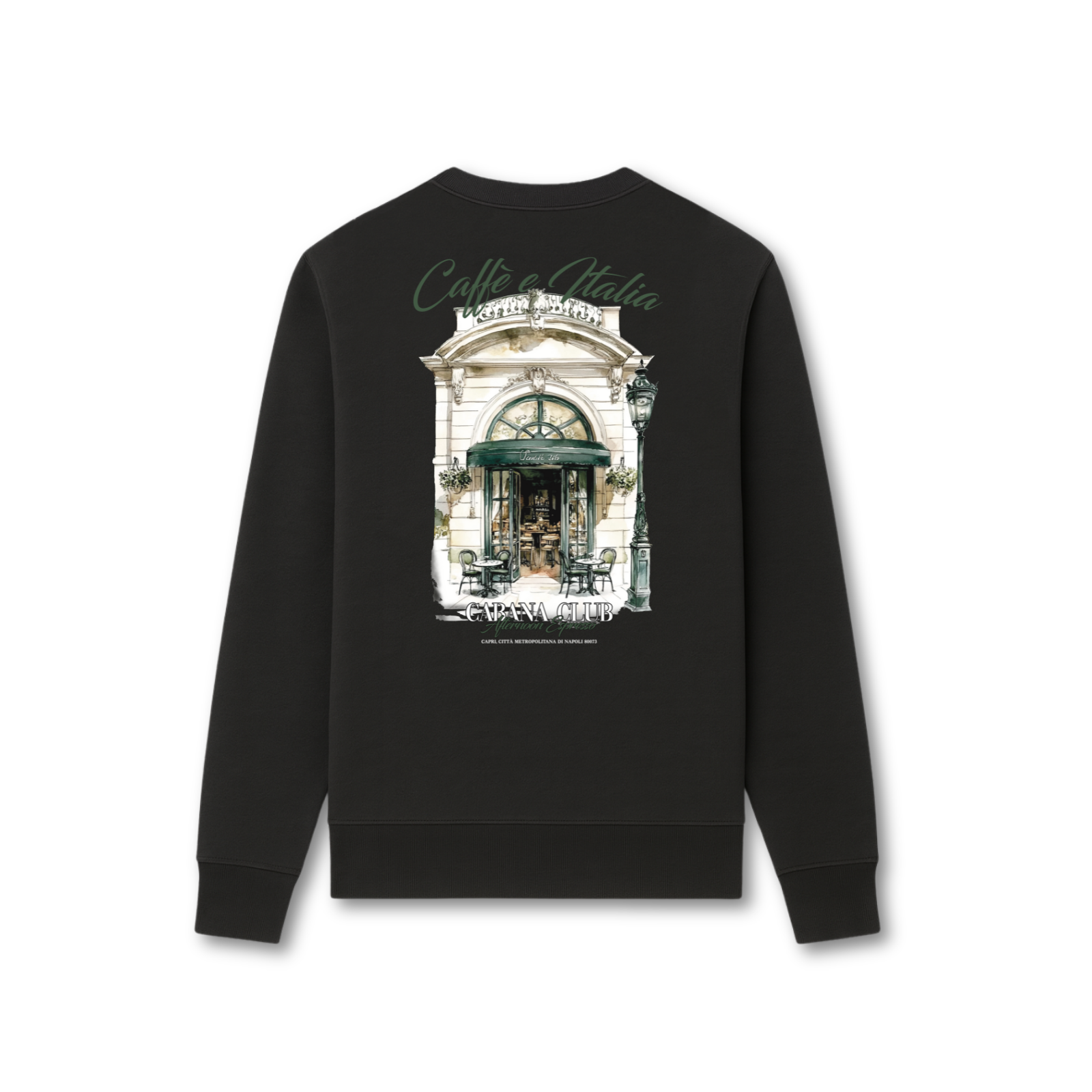 Cabana Club Cafe Italia Sweater Zwart