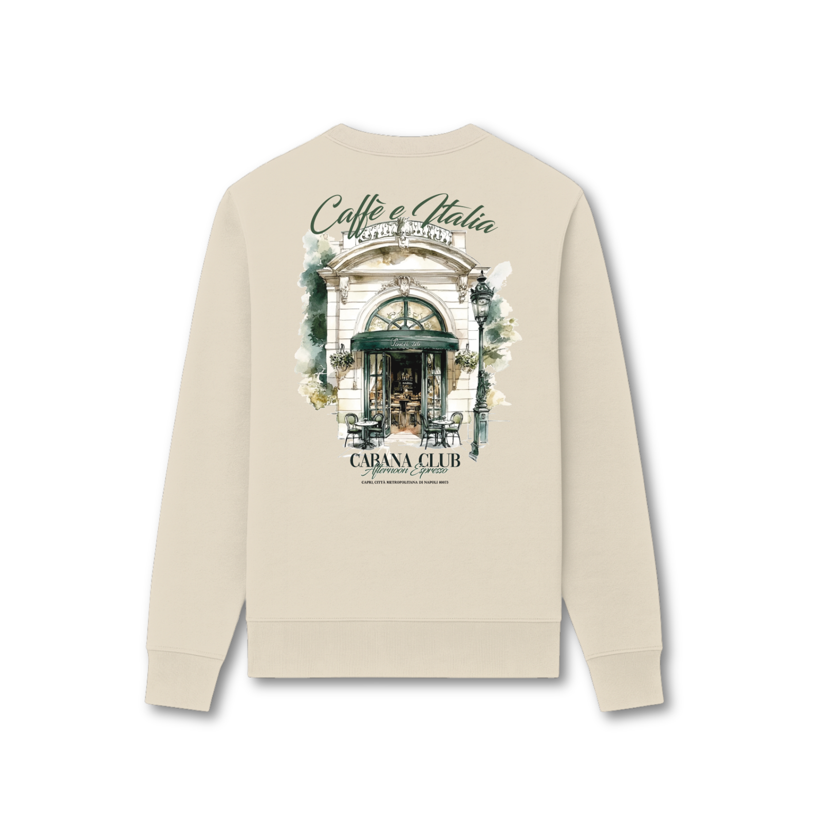 Cabana Club Cafe Italia Sweater Ecru