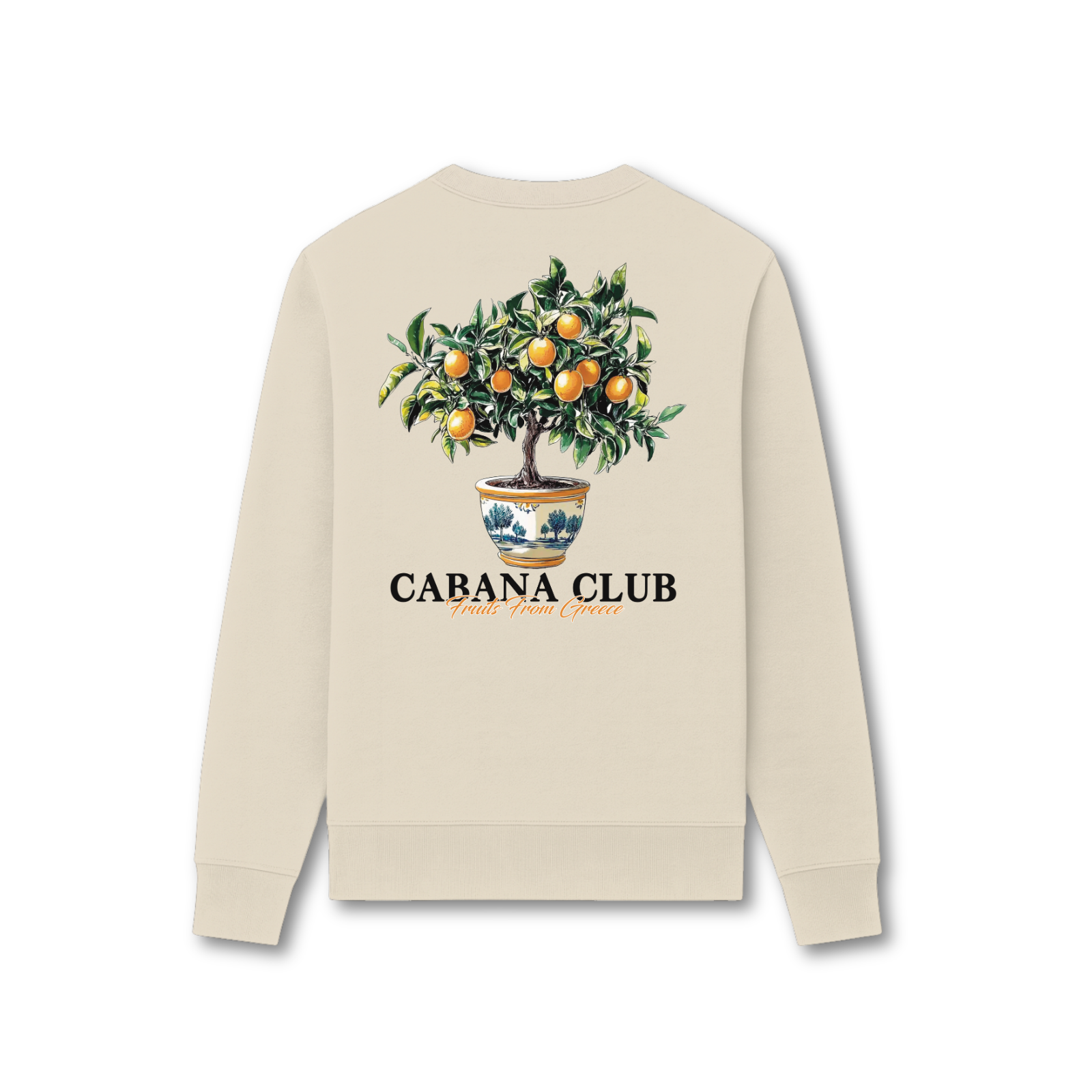 Cabana Club Citrus Sweater Ecru