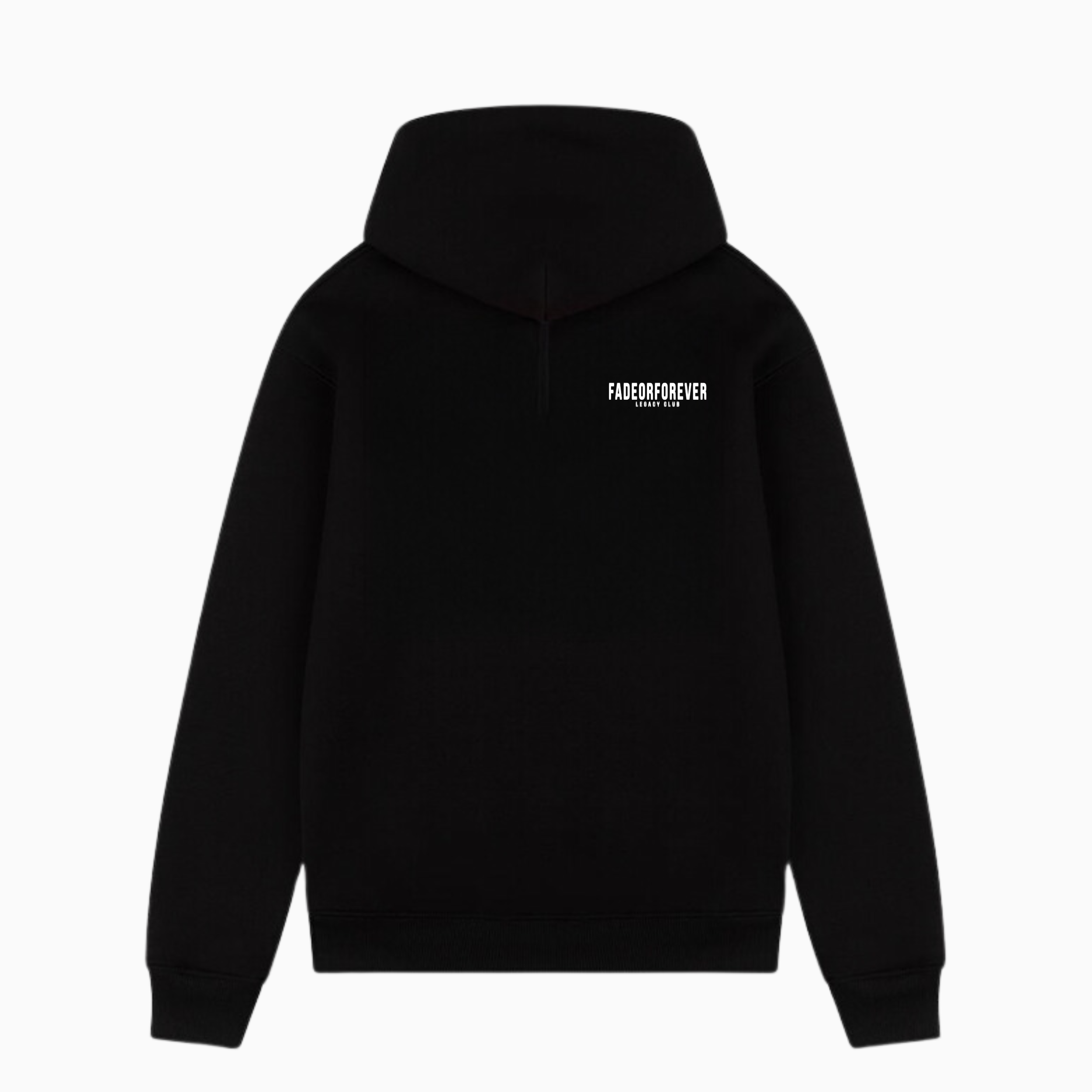 Fade Or Forever Legacy Hoodie- Black/White