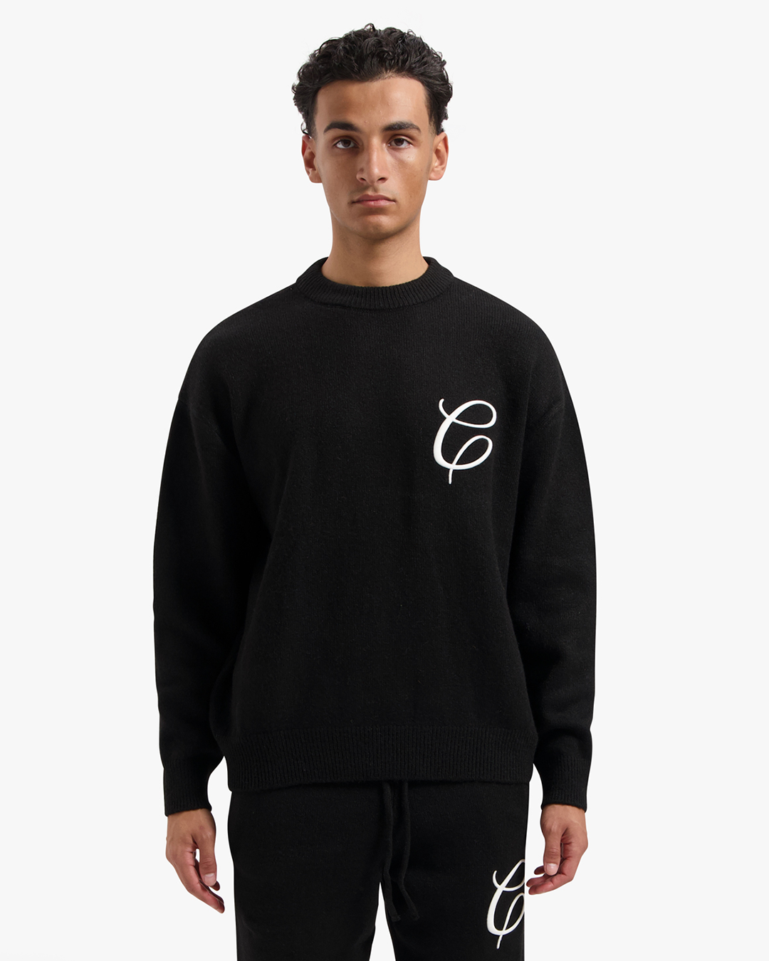 Croyez Essence Knit Sweater- Black