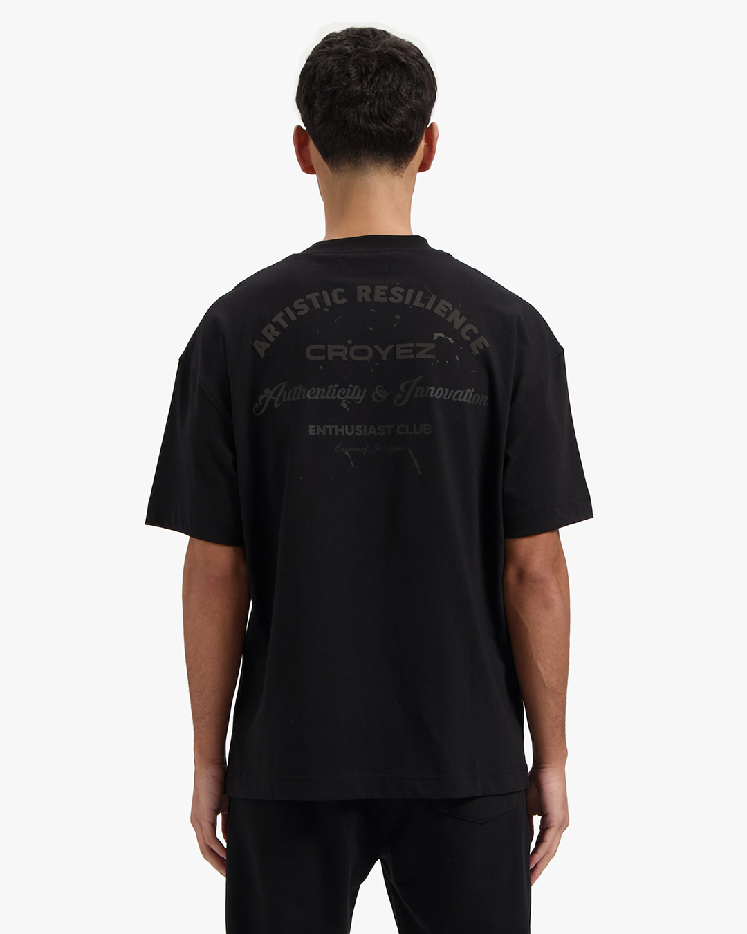 Croyez Enthusiast Club T-shirt- Black