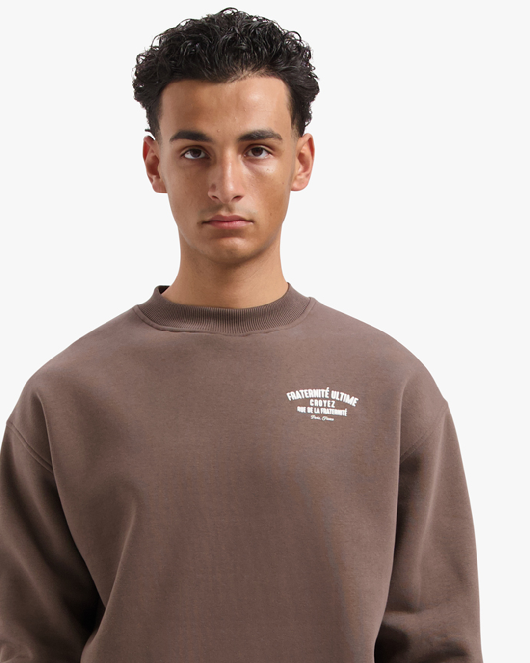 Croyez Fraternite Ultime Sweater- Brown