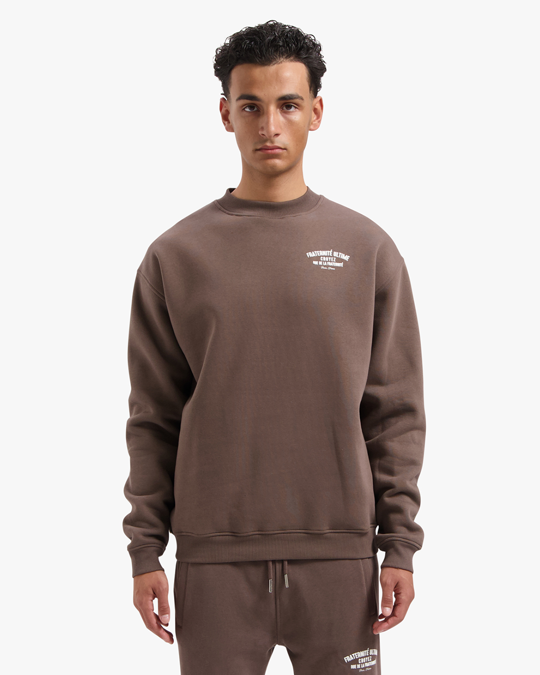 Croyez Fraternite Ultime Sweater- Brown