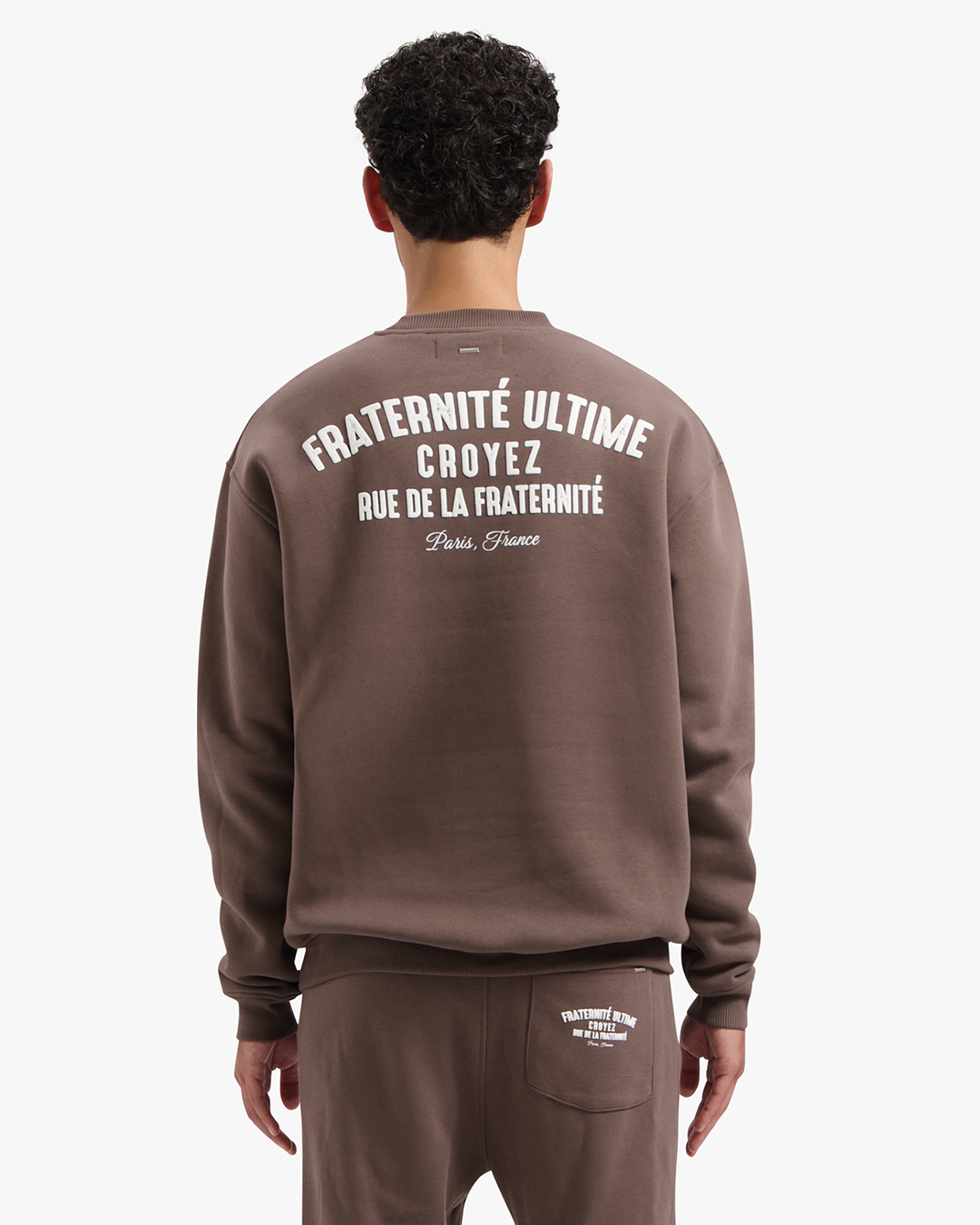 Croyez Fraternite Ultime Sweater- Brown