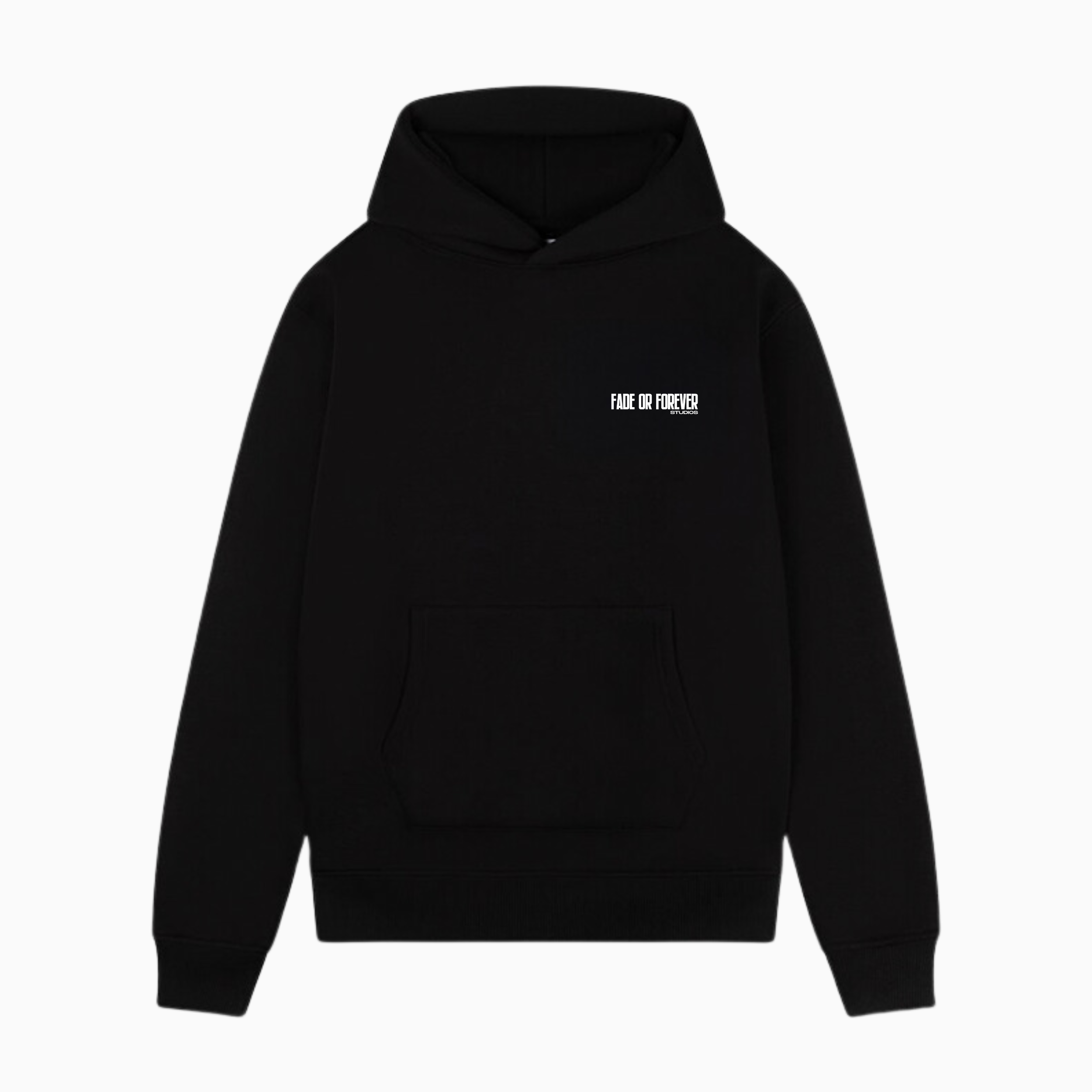 Fade Or Forever Astronaut Hoodie- Black