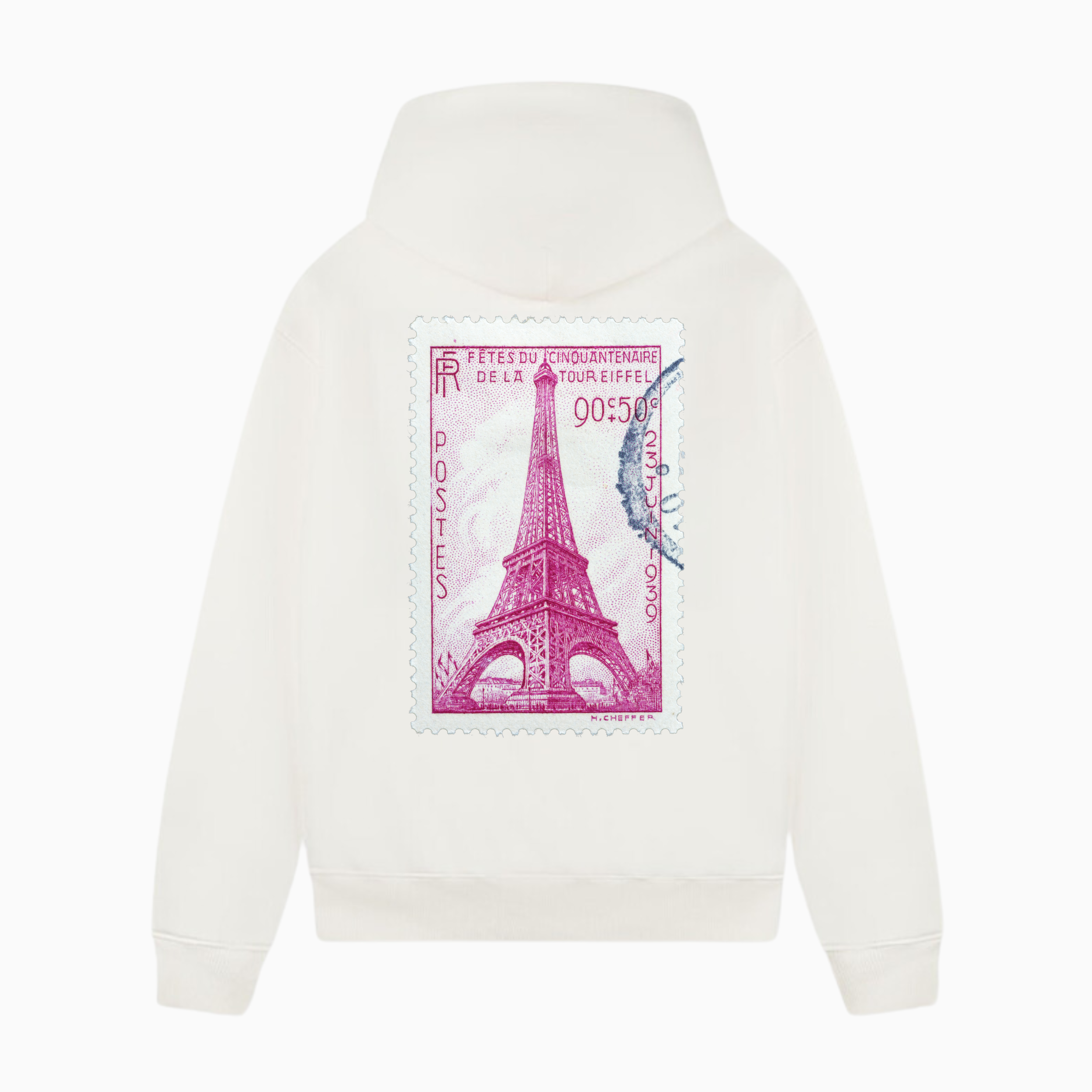 Fade Or Forever Paris Hoodie- Off White