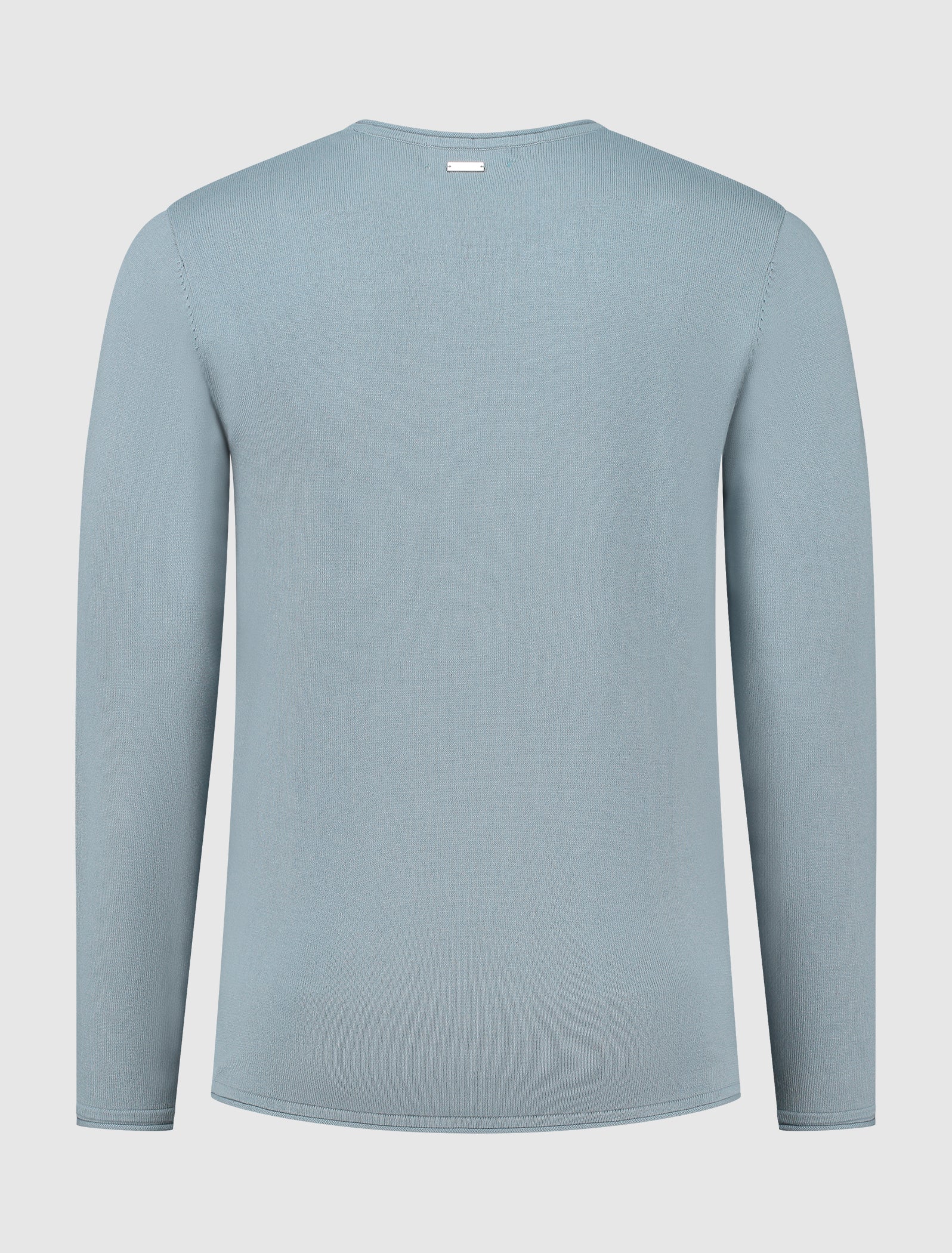 Purewhite Essential Garment Dye Knit Sweater Blauw