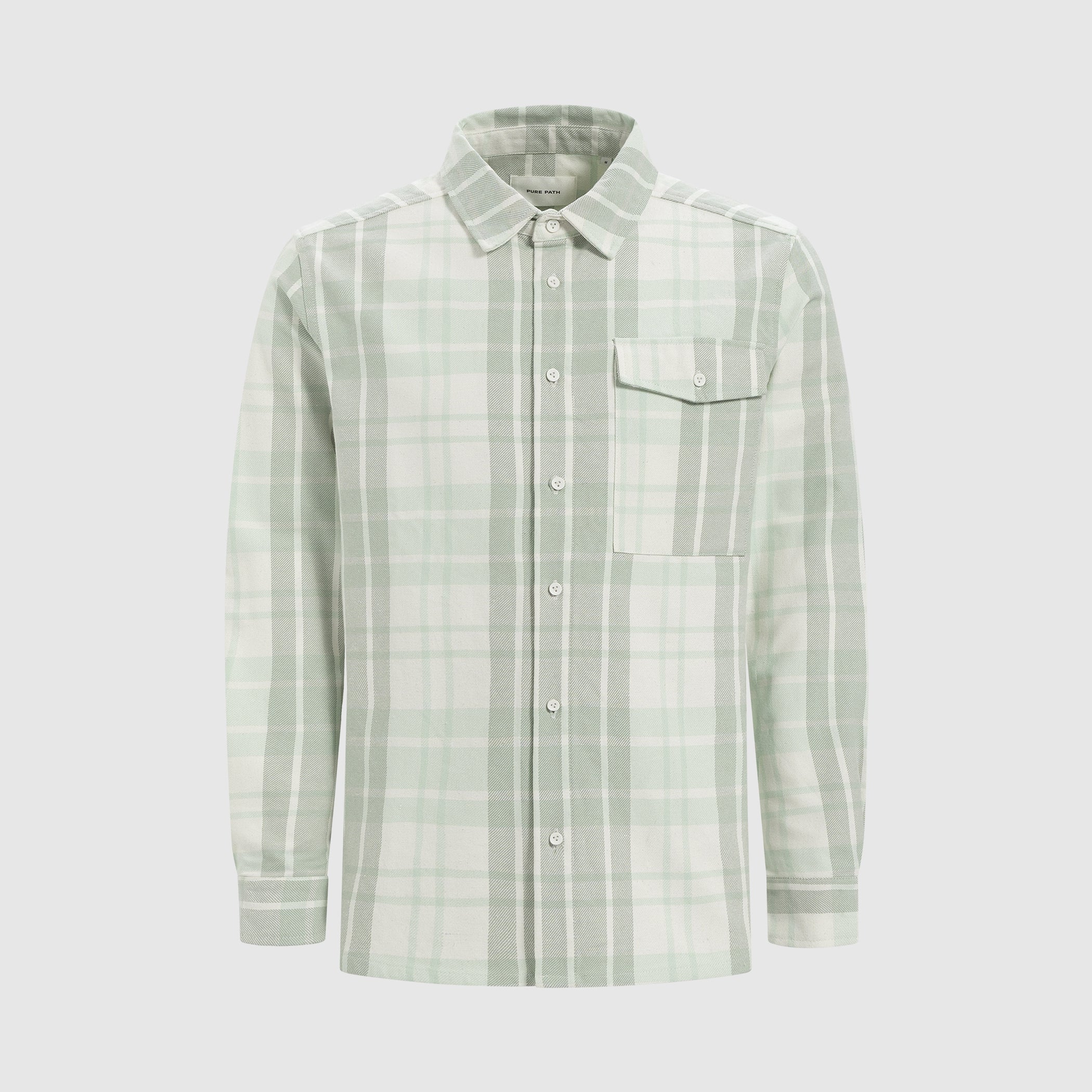 Pure Path Checked Flannel Shirt