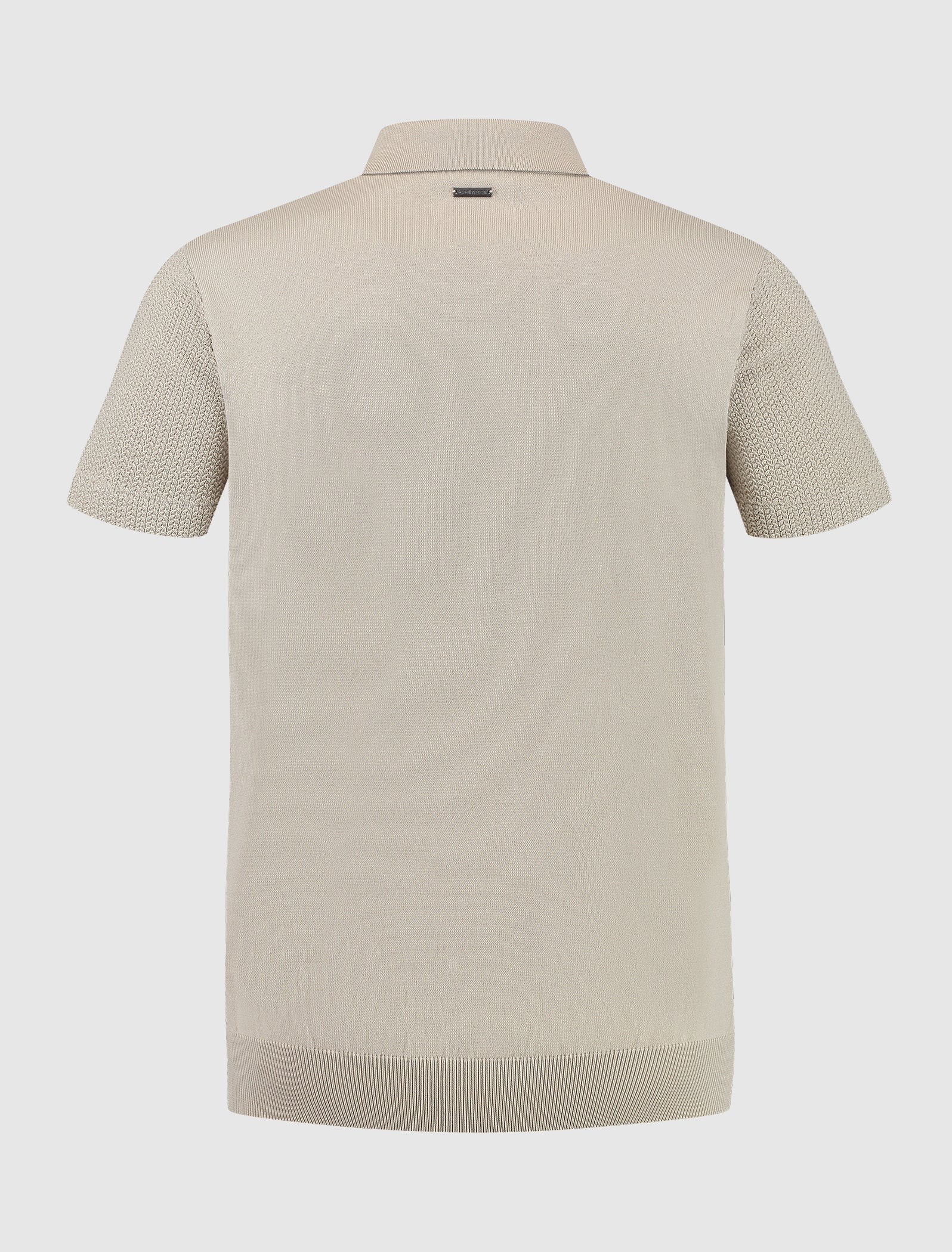 Pure Path Structure Knitwear Polo