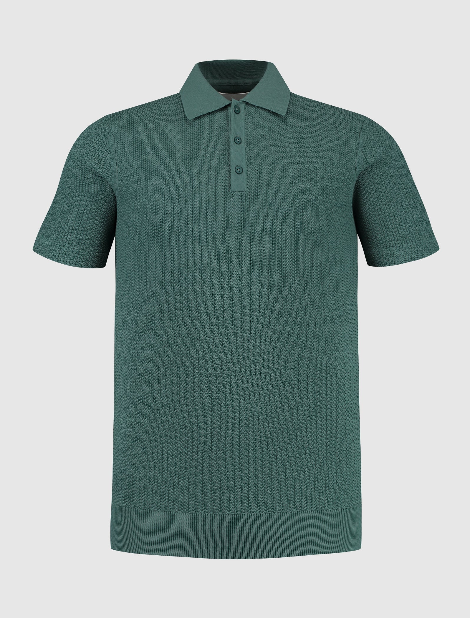 Pure Path Structure Knitwear Polo