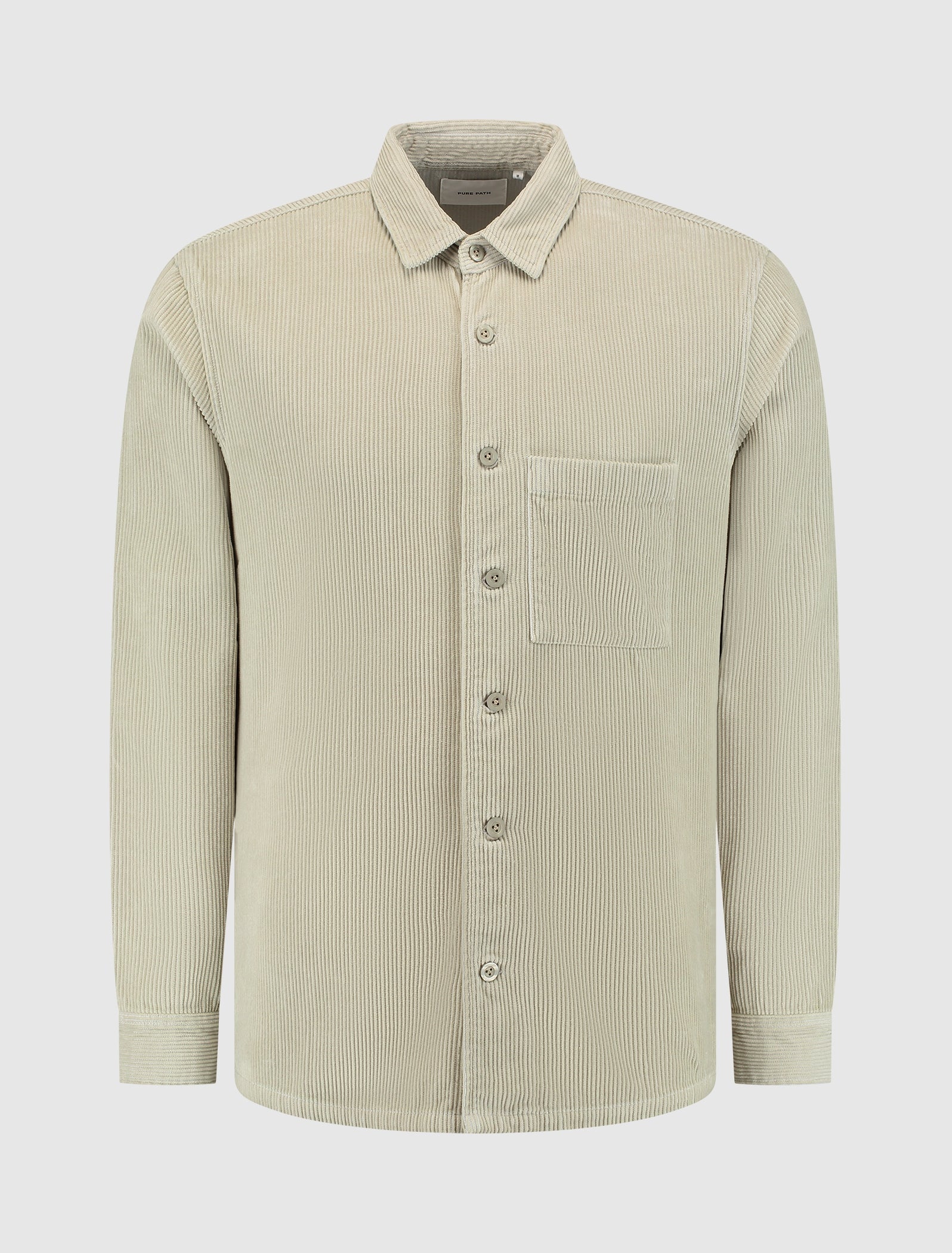 Pure Path Overshirt- Light Army