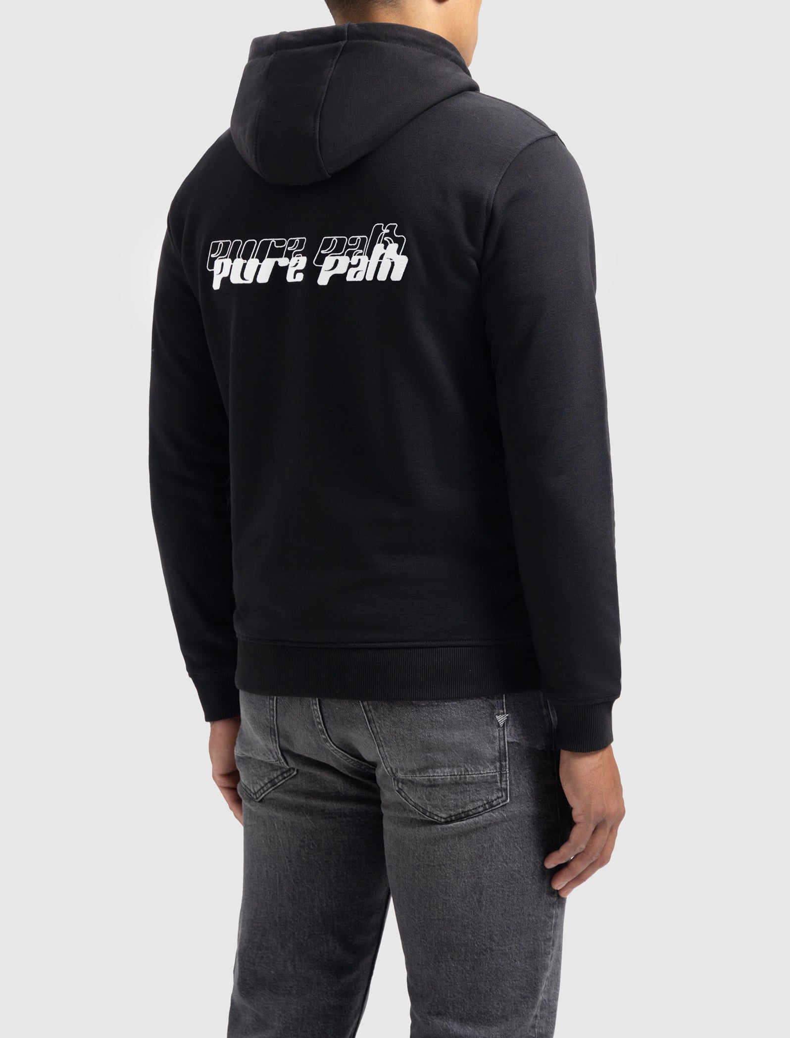 Pure Path Dimensional Script Hoodie