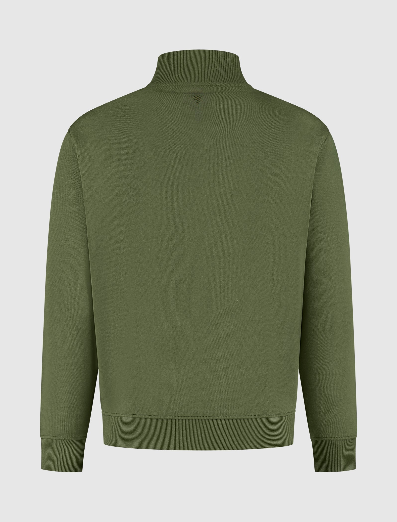 Pure Path Utility Zip-Up Sweater- Army